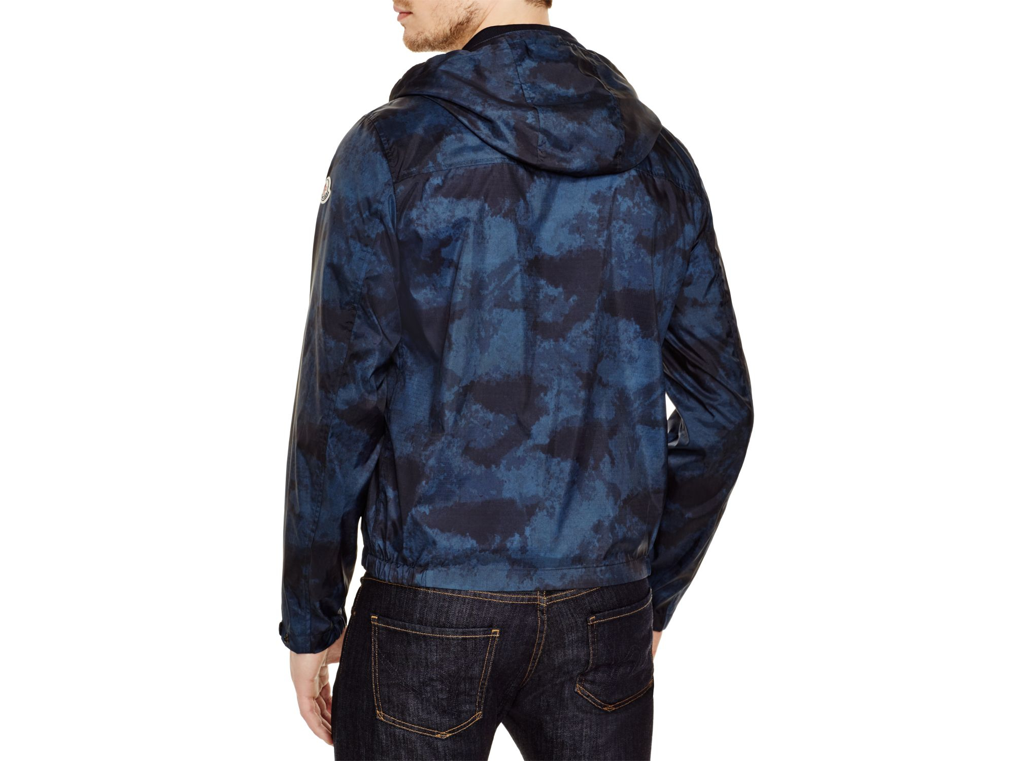 moncler blue camo jacket