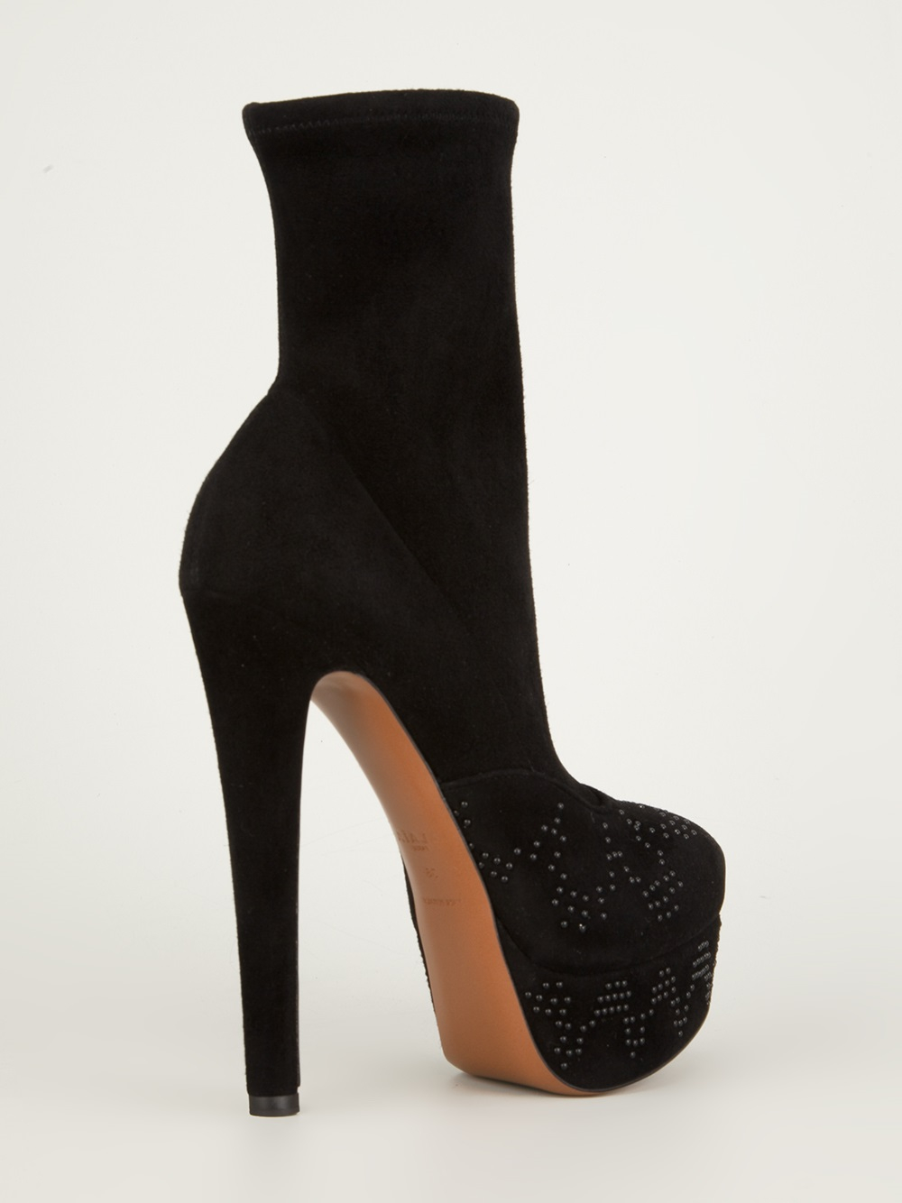 alaia platform boots