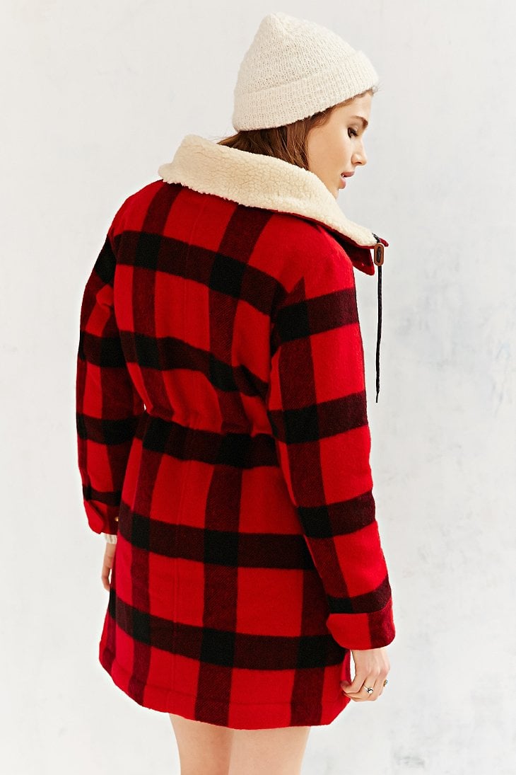 woolrich red plaid jacket