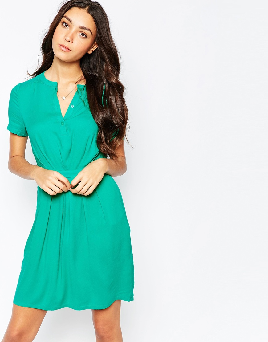 Collarless dress Clearance