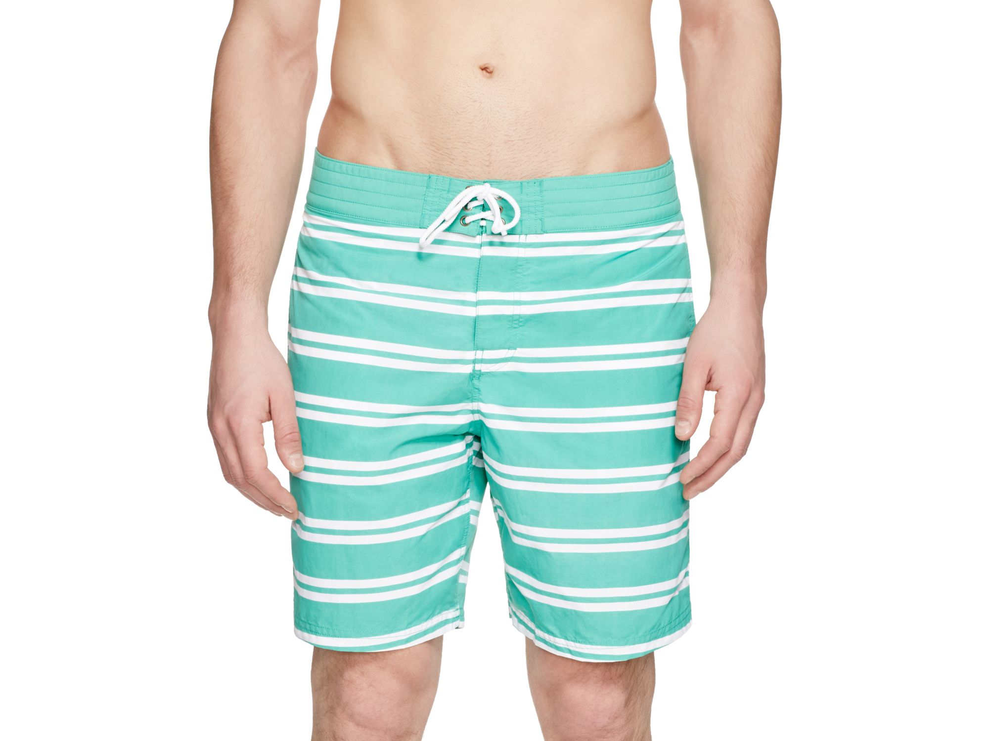 white lacoste swim shorts