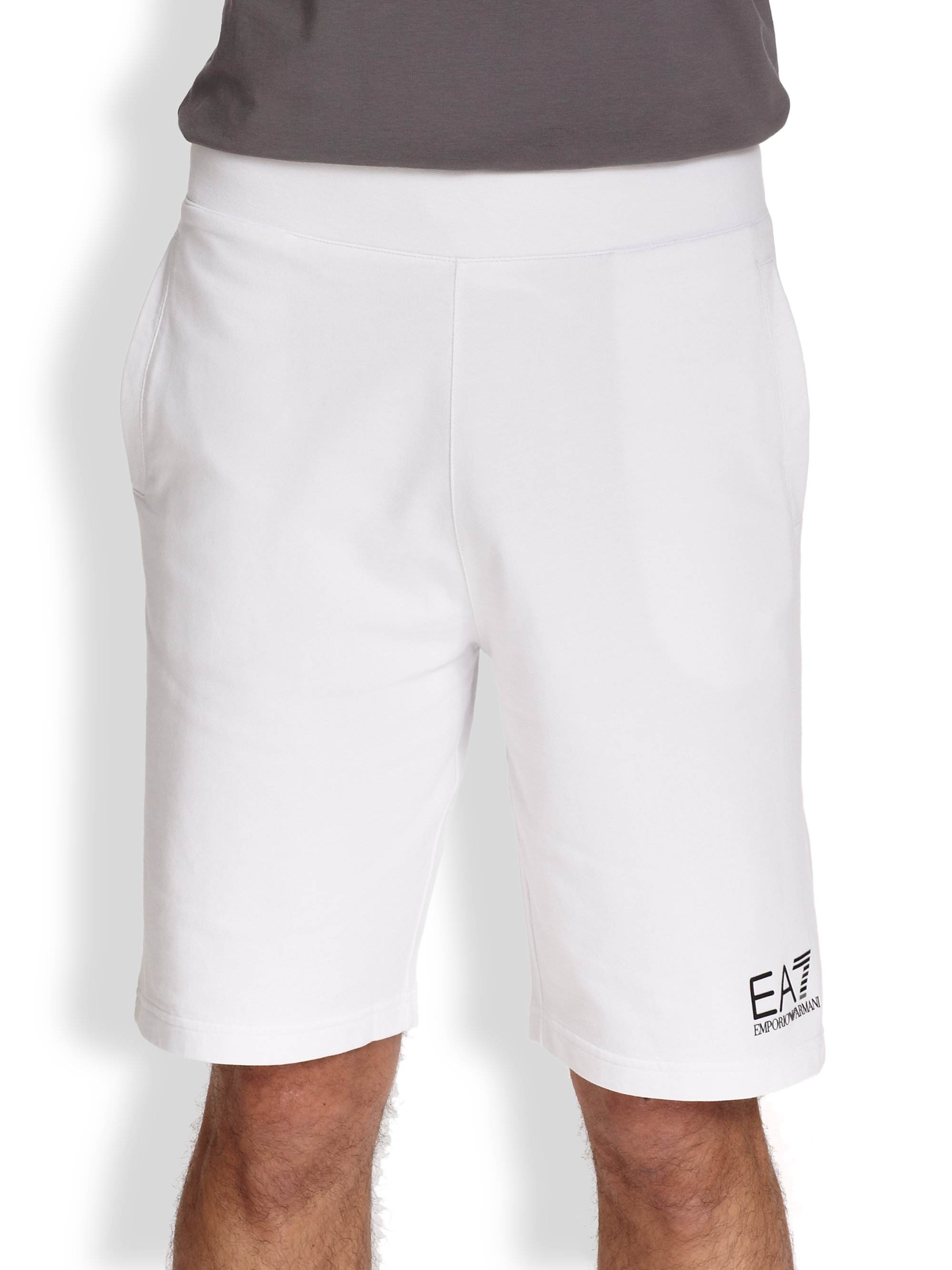 Armani white shorts Clearance