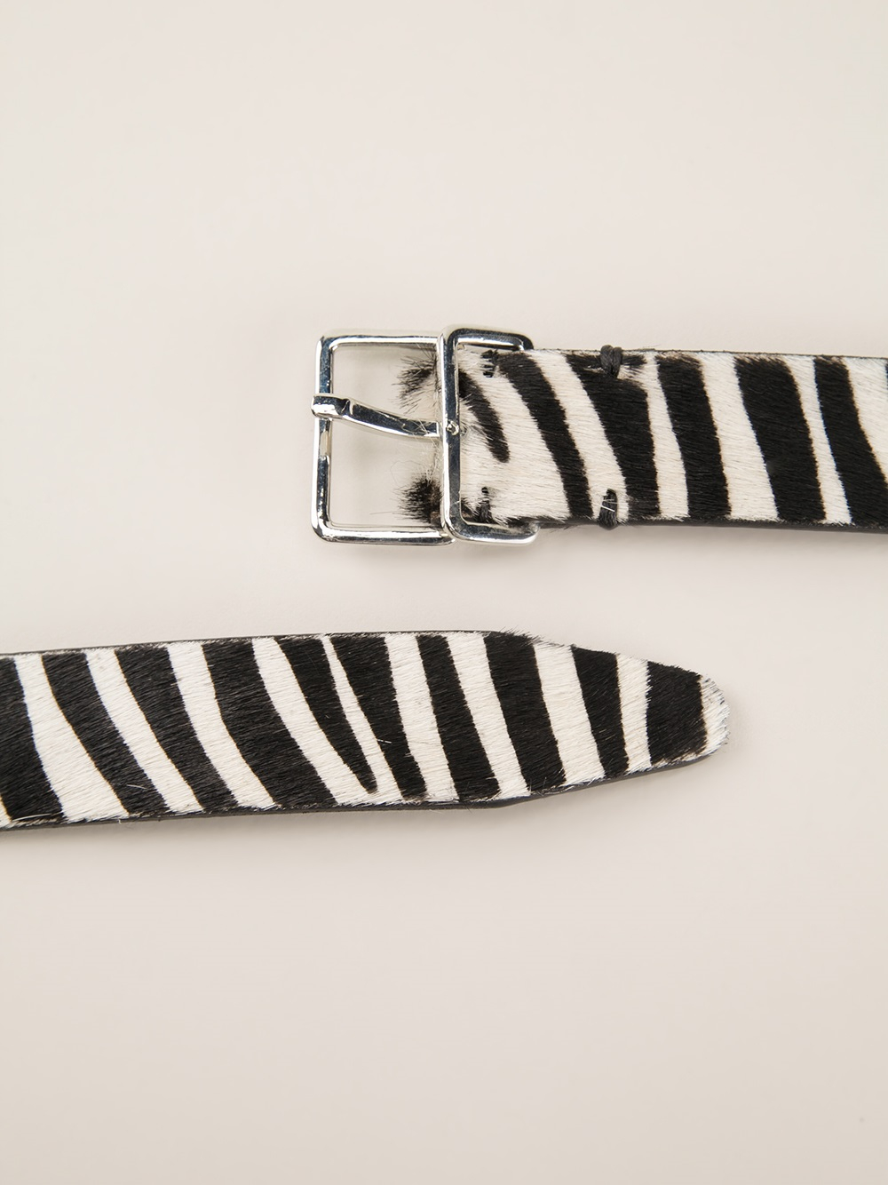 Dsquared² Zebra Print Belt in Black for Men Lyst