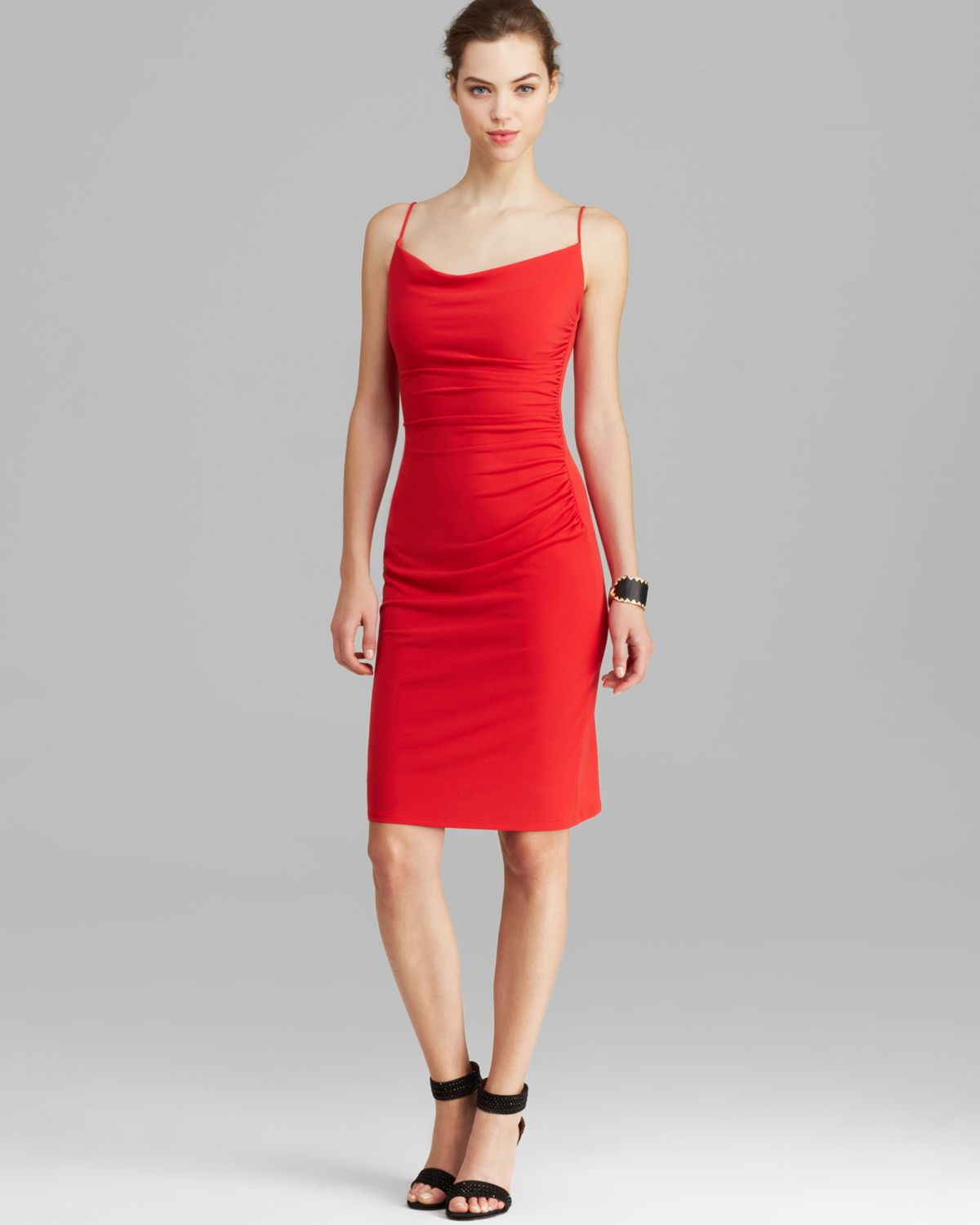 laundry by shelli segal ruched cocktail dress