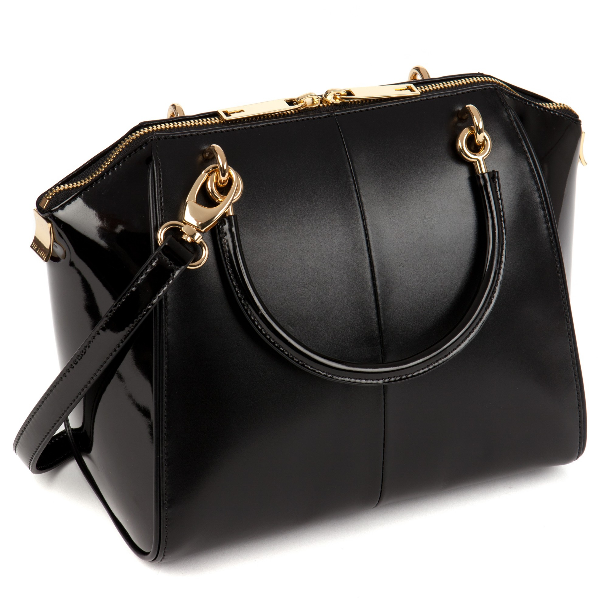 Lyst - Ted Baker Small Slim Bow Tote Bag in Black