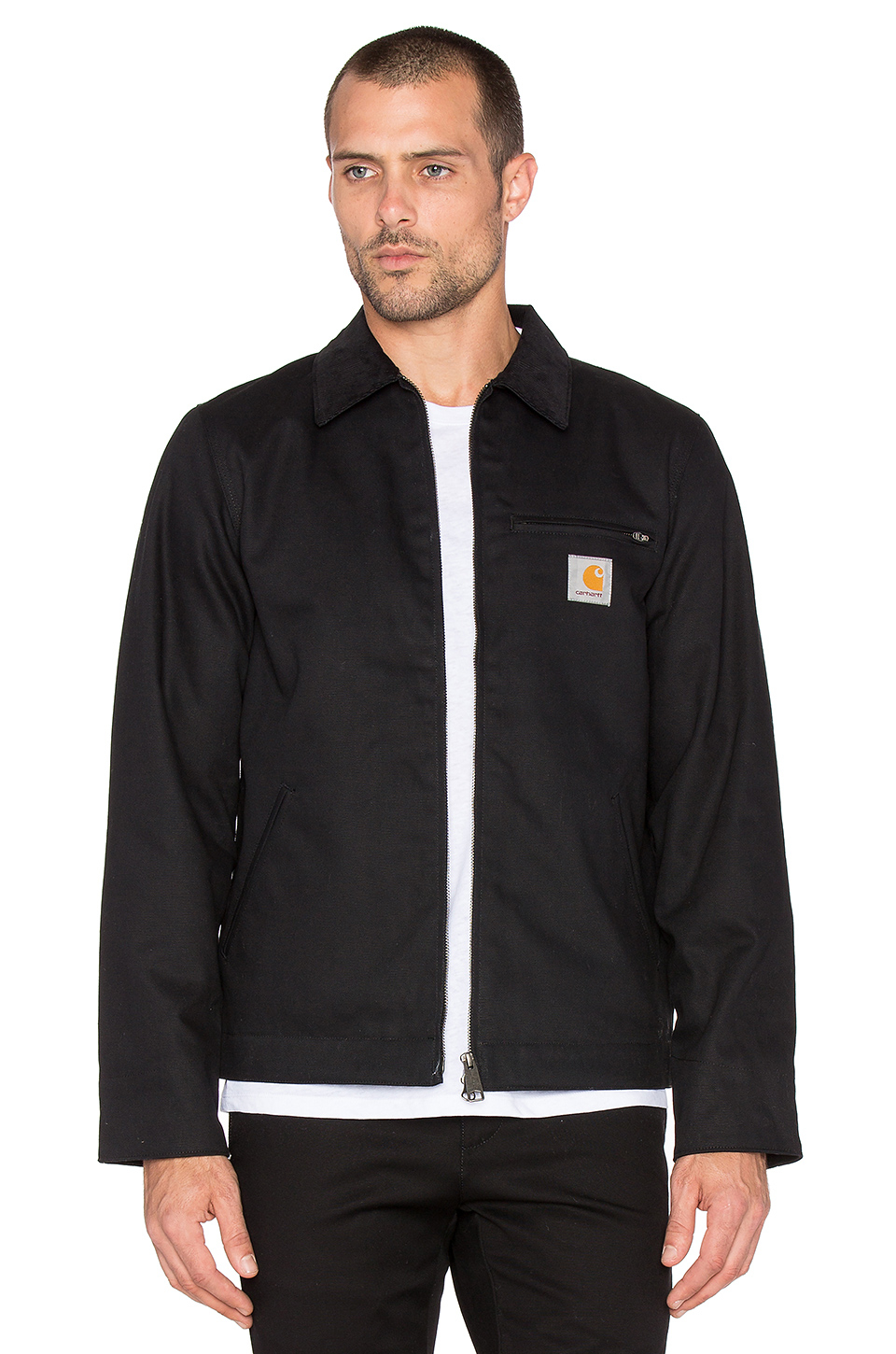 Carhartt WIP Cotton Detroit Jacket in Black for Men | Lyst