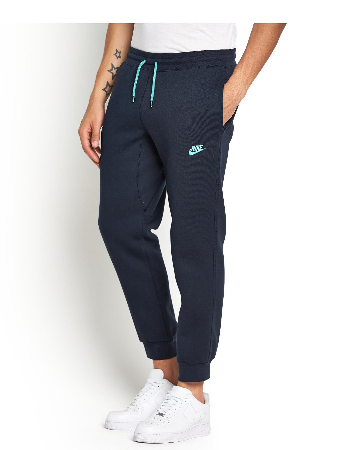 Nike Aw77 Mens Cuffed Fleece Pants in Blue for Men (navy) | Lyst