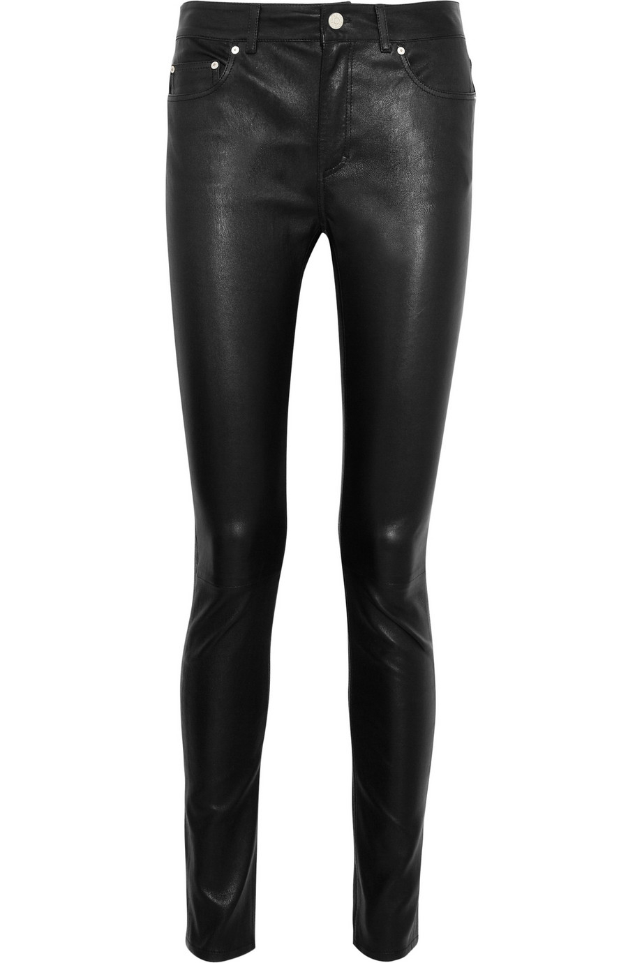 leather skinny jeans womens