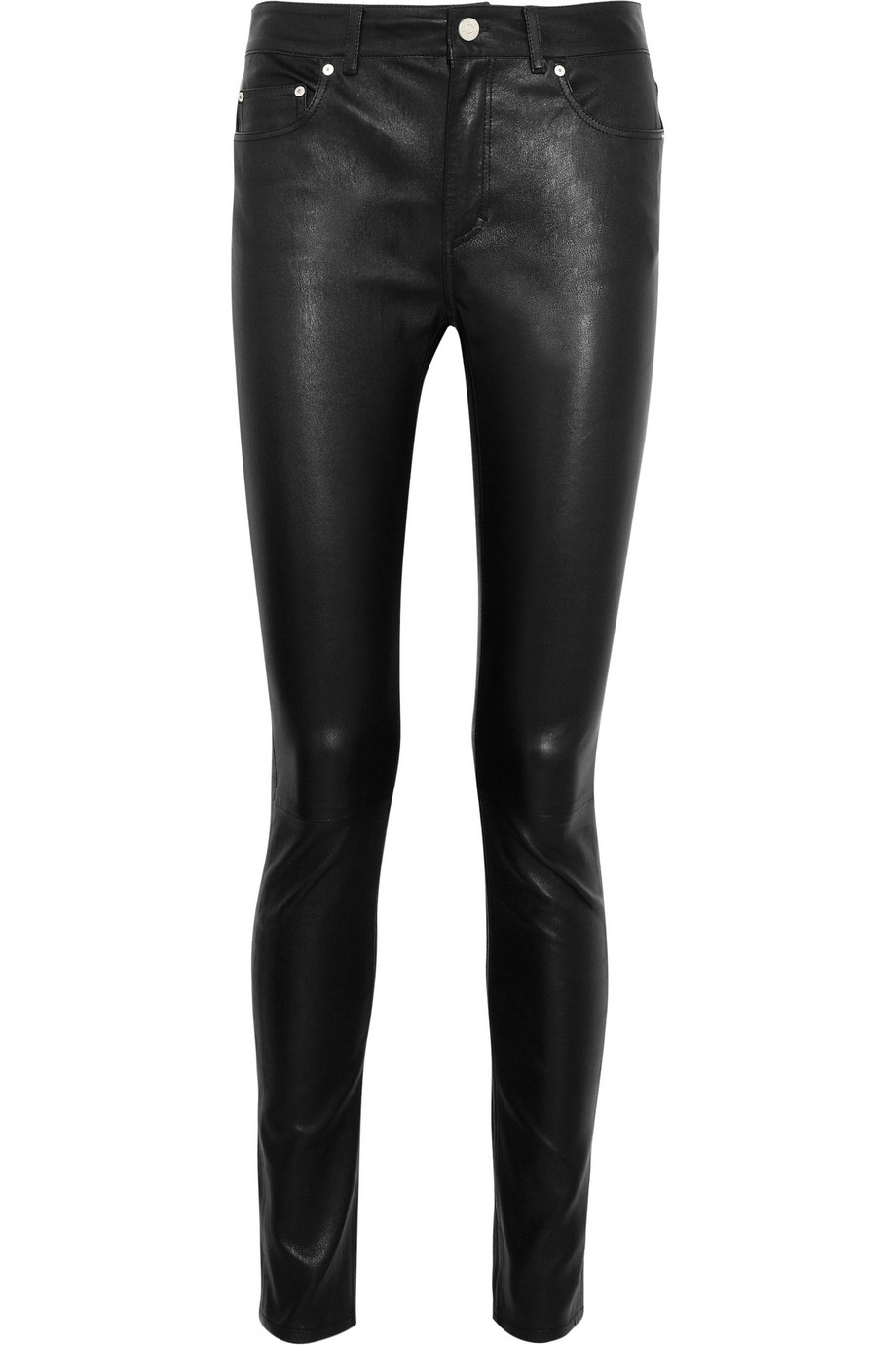 womens leather skinny pants