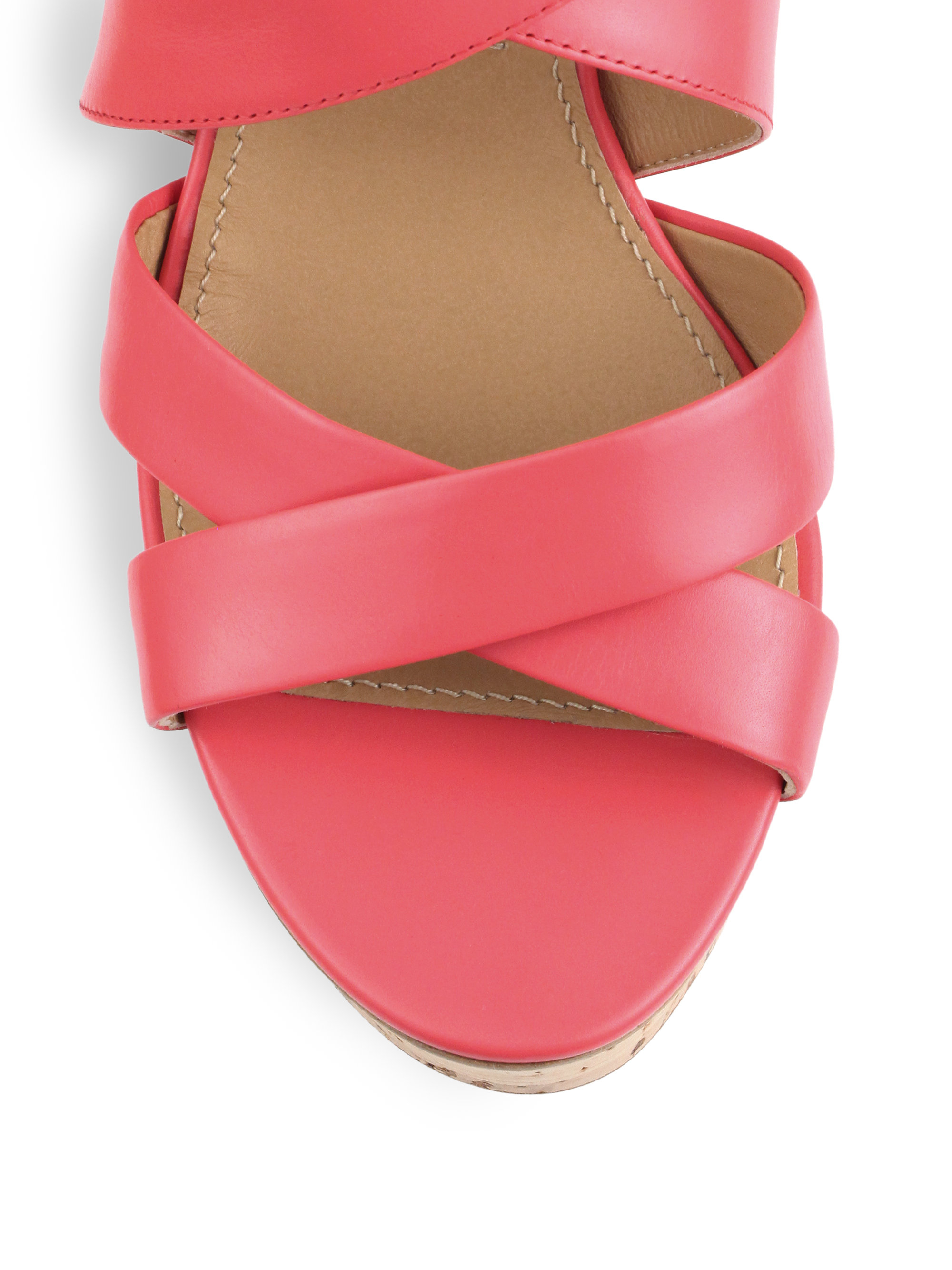 ferragamo cork wedge
