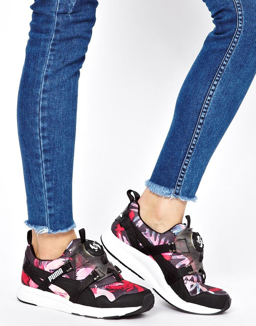 womens puma disc trainers