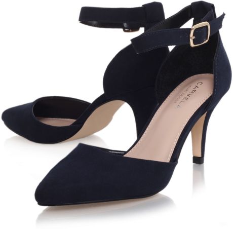 carvela navy ankle boots