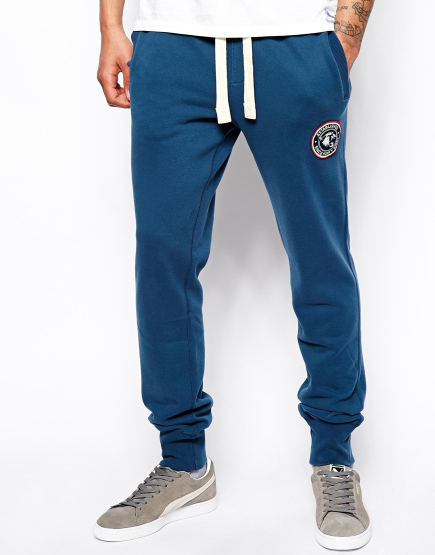 PUMA Sweatpants in Blue for Men - Lyst