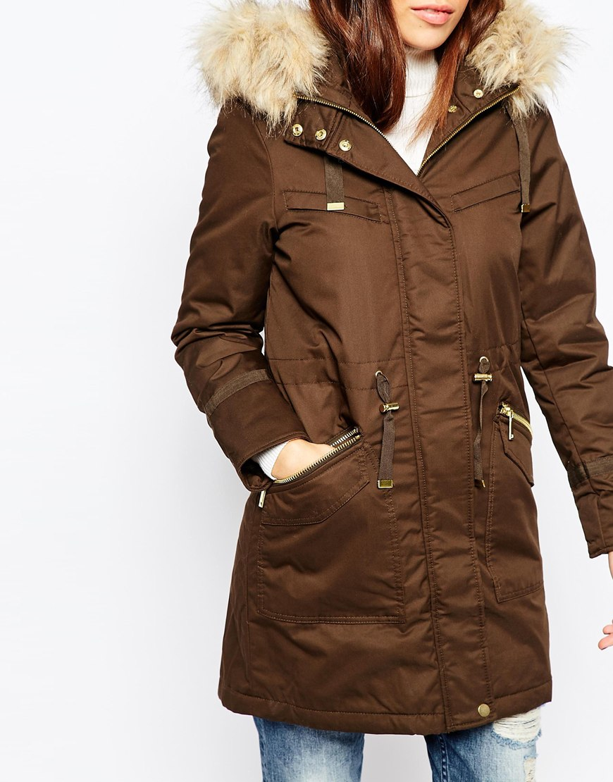 Warehouse Faux Fur Coat Grey Tradingbasis Warehouse Faux Fur Coat Tradingbasis