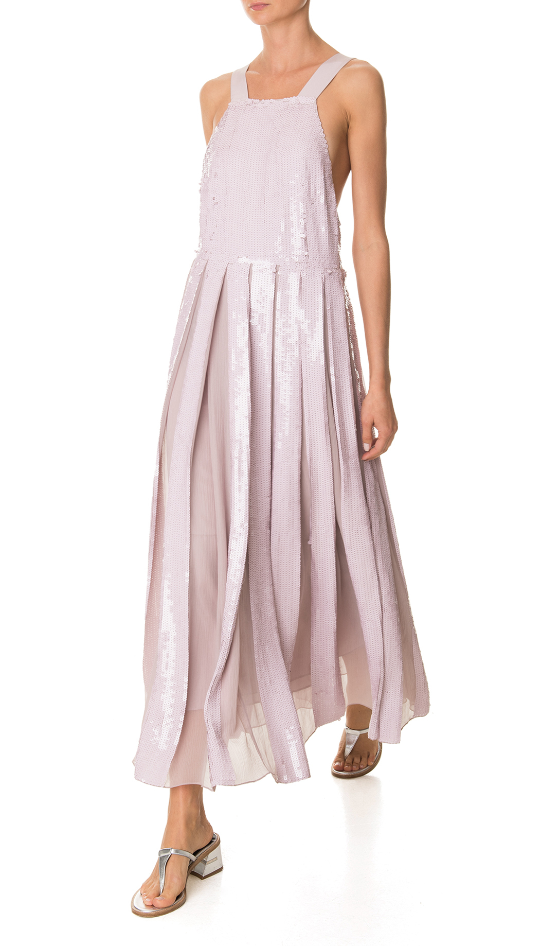 tibi sequin overall dress