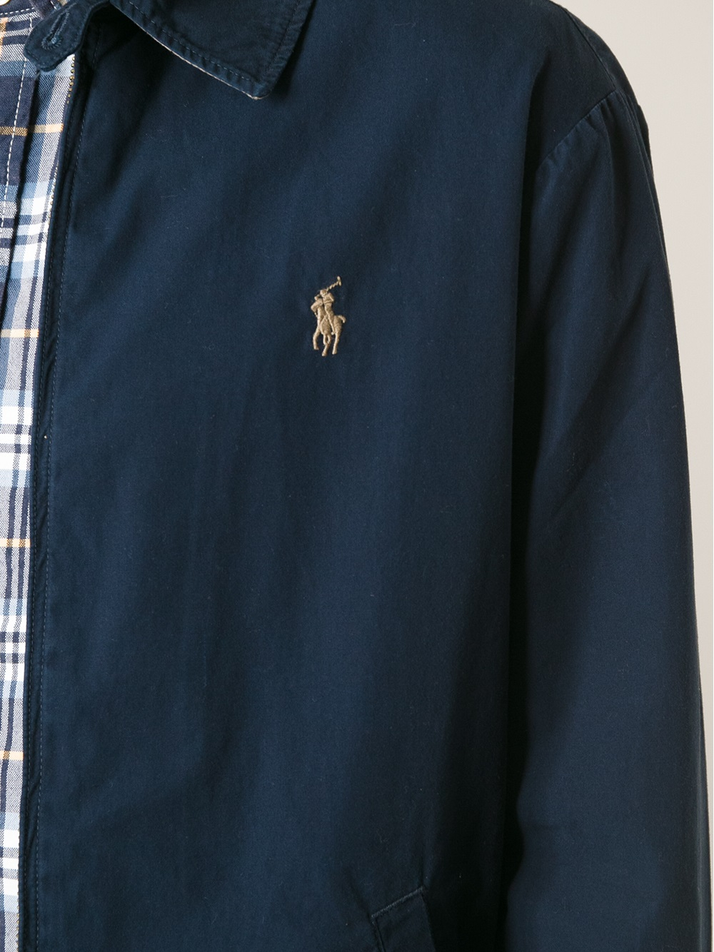 Polo Ralph Lauren Classic Harrington Jacket in Blue for Men | Lyst