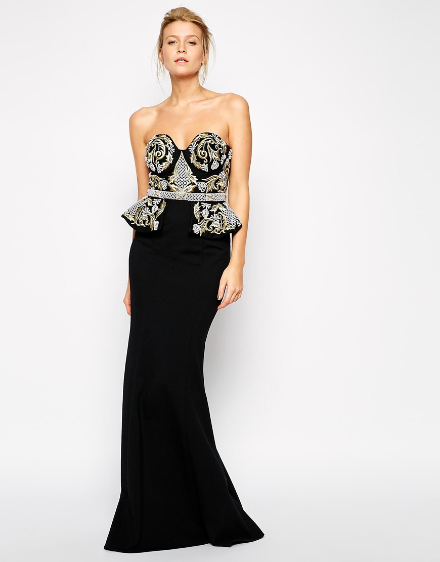 forever unique peplum dress