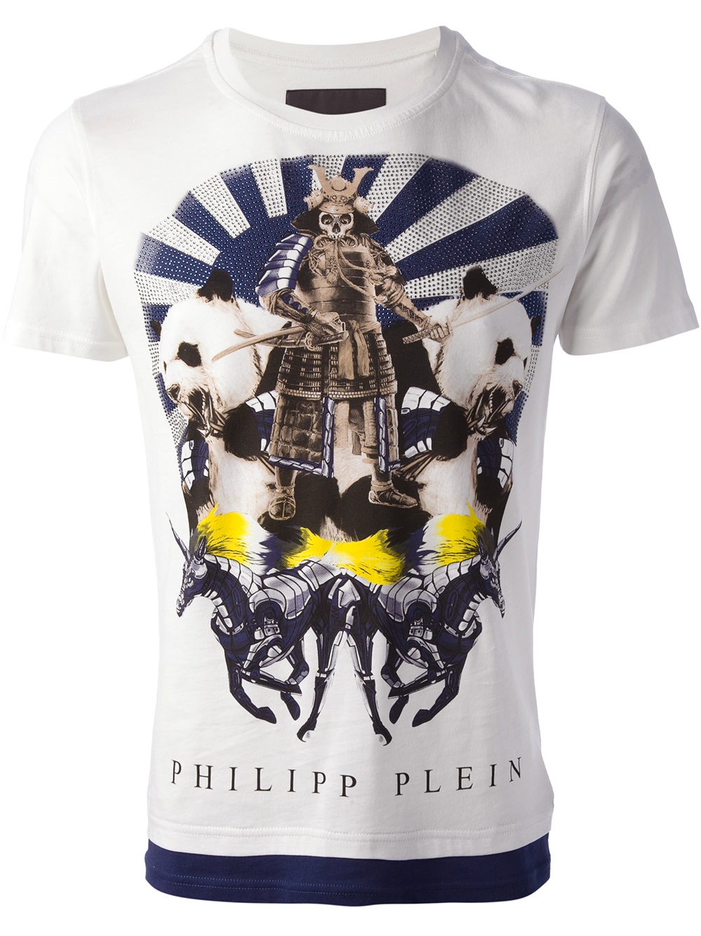 Philipp Plein Samurai Tshirt in White 