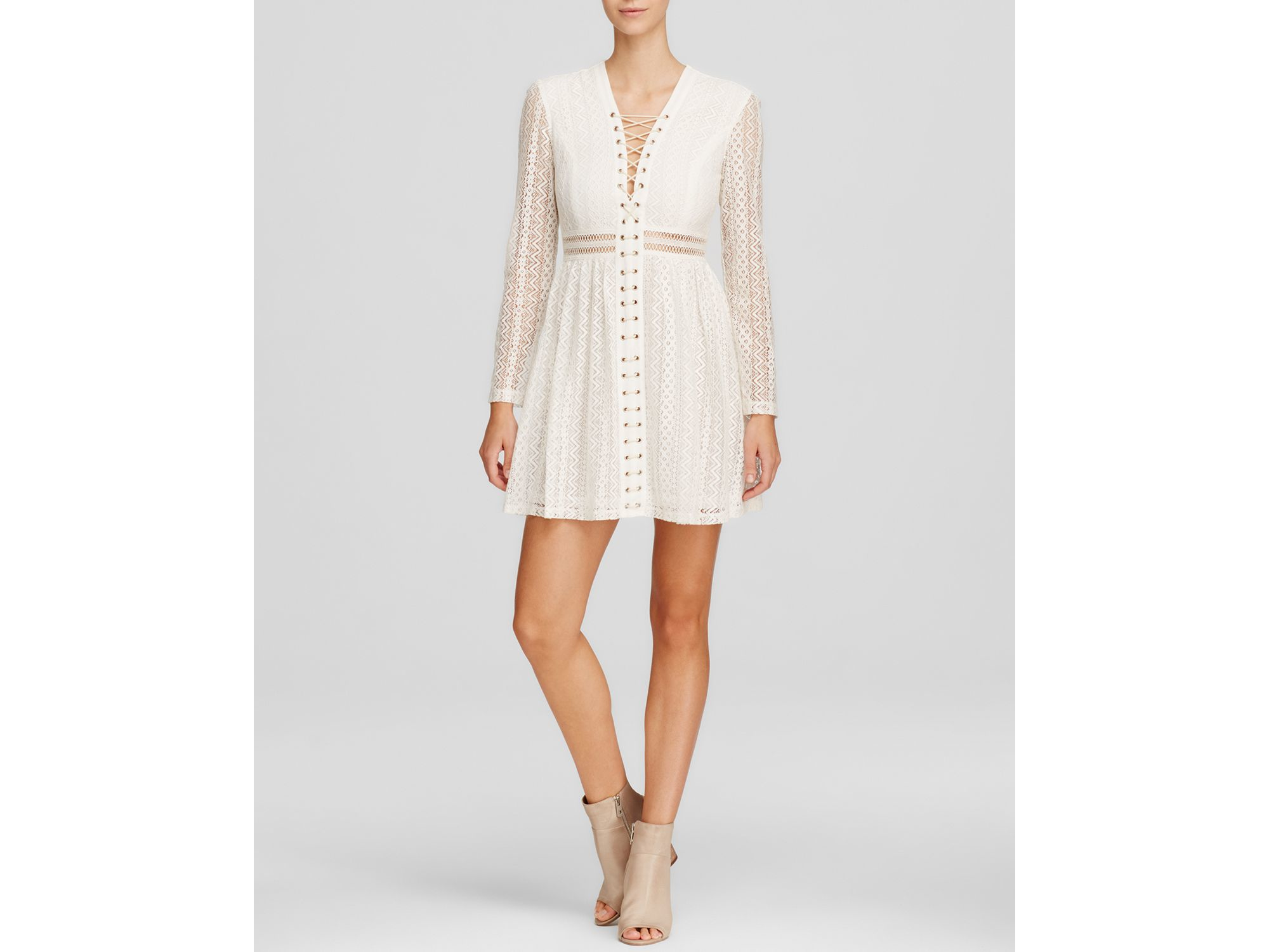 bardot flare dress