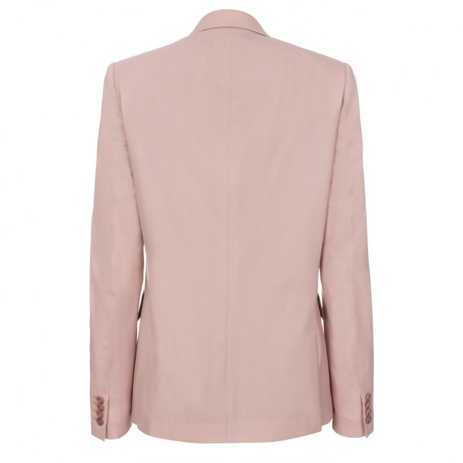 Paul Smith Women'S Dusty Pink Two-Button Wool Blazer - Lyst