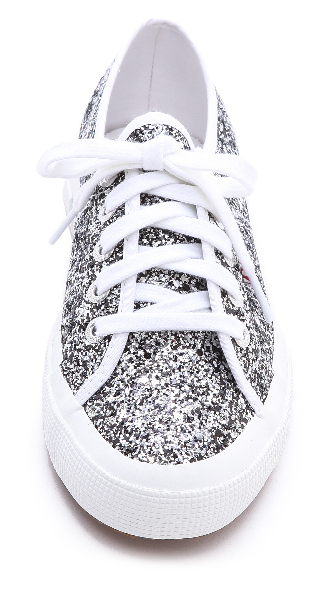 superga silver glitter