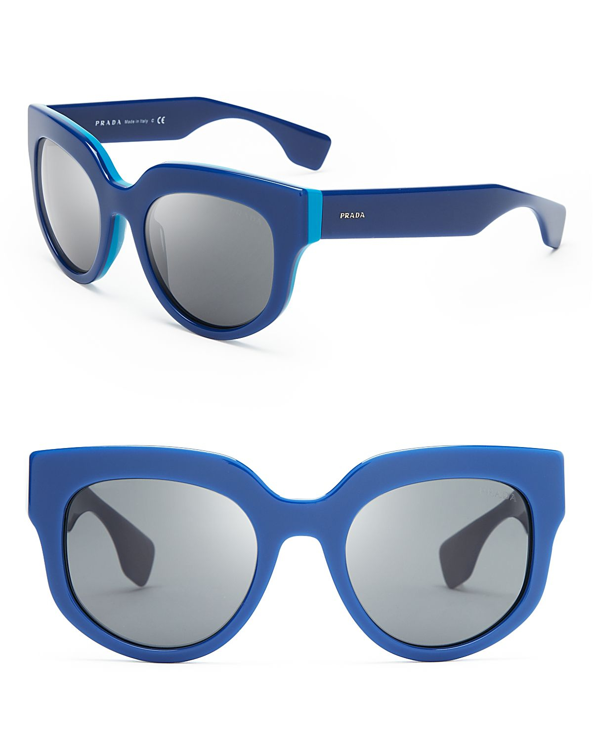 blue prada glasses