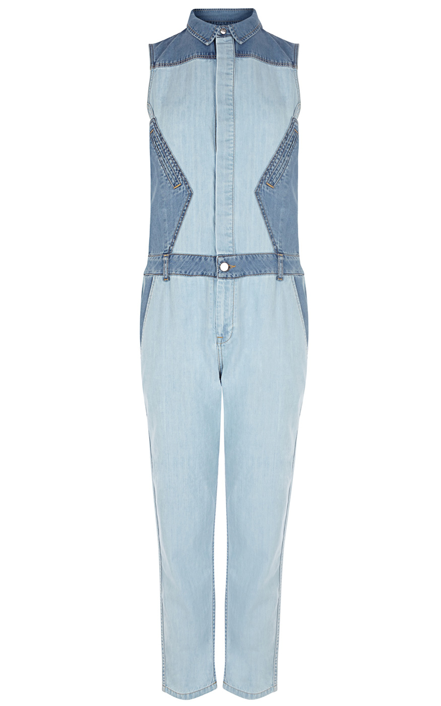 karen millen denim jumpsuit