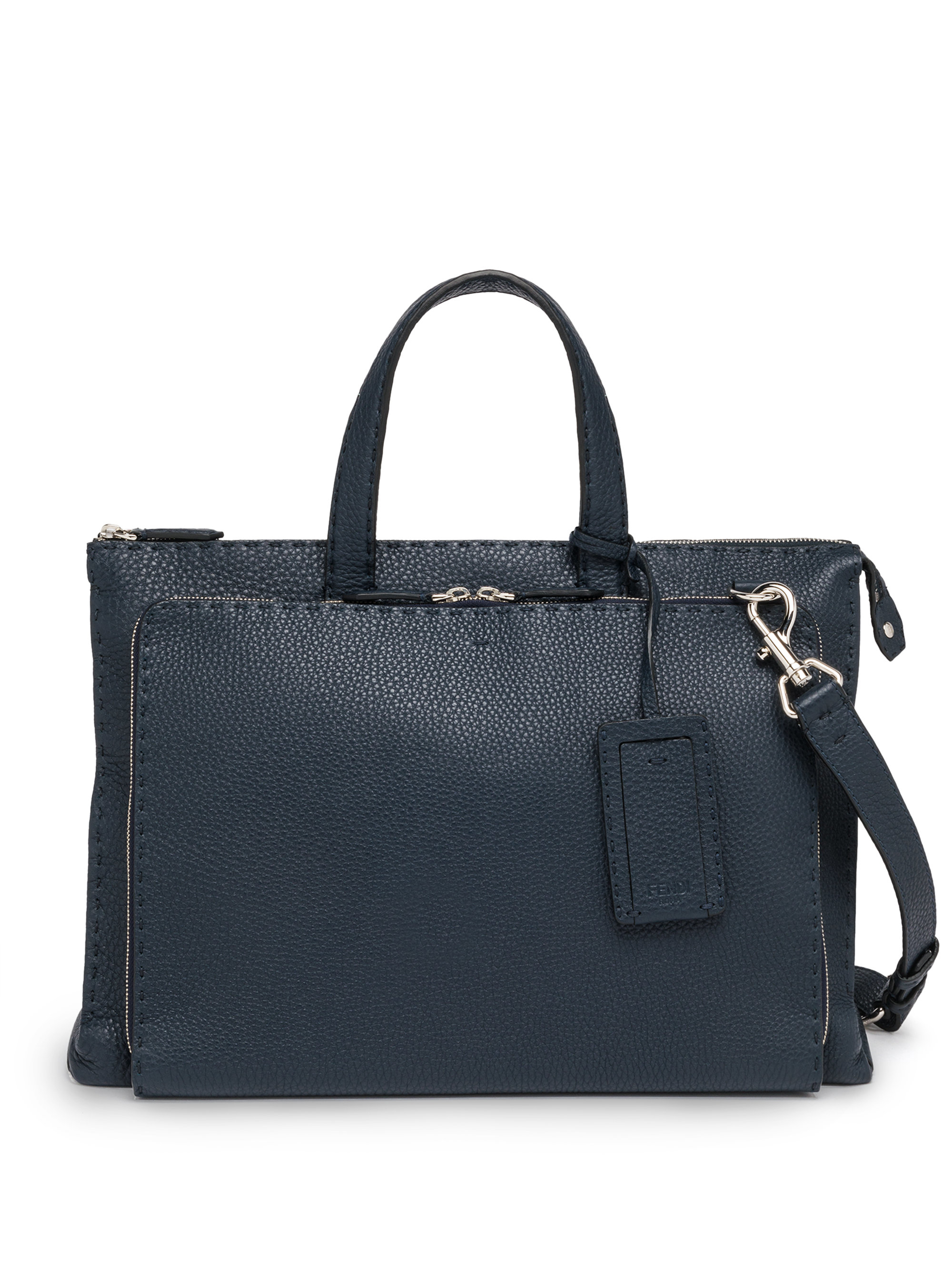 Fendi Selleria Leather Business Bag in 
