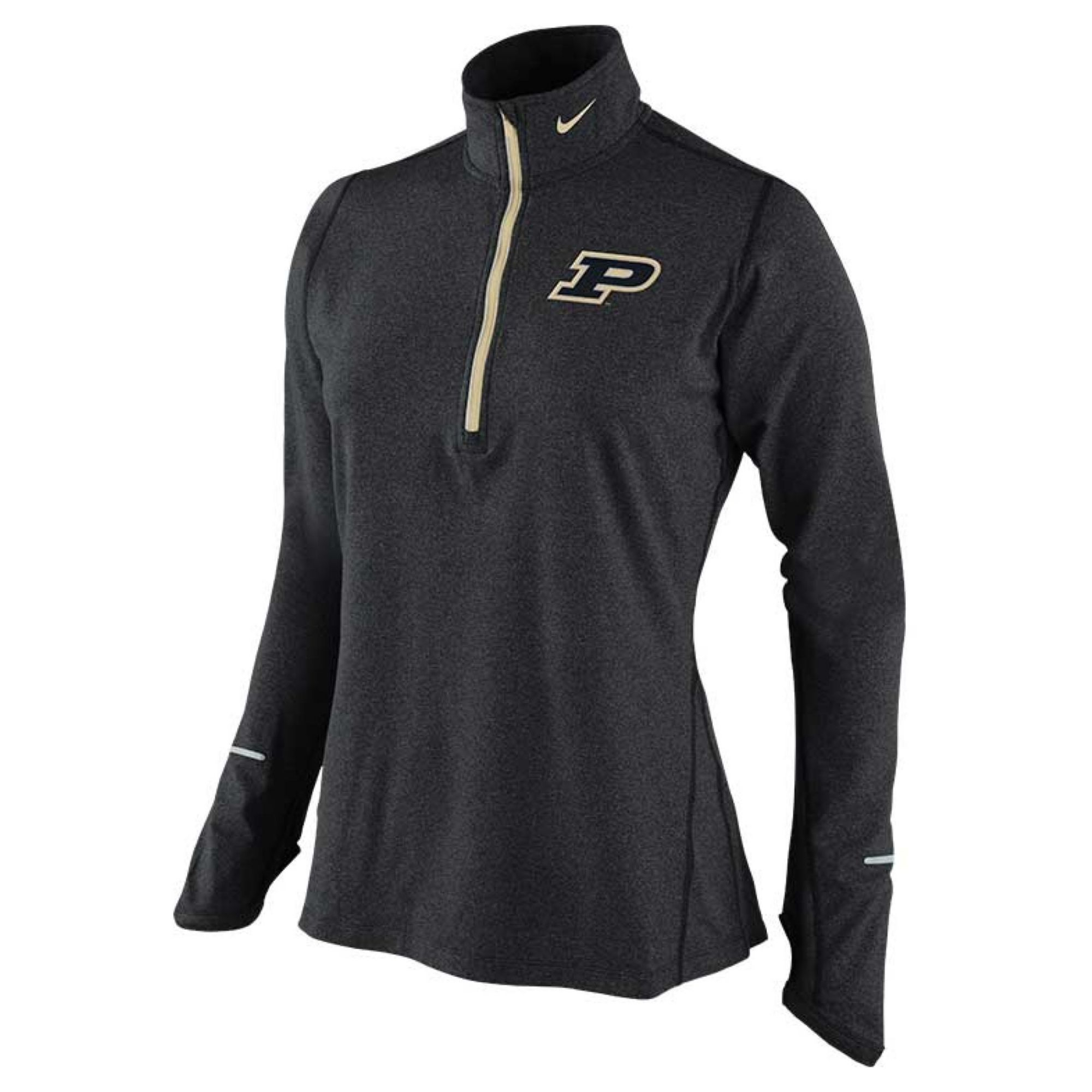 Download Nike Womens Purdue Boilermakers Heathered Halfzip Pullover ...