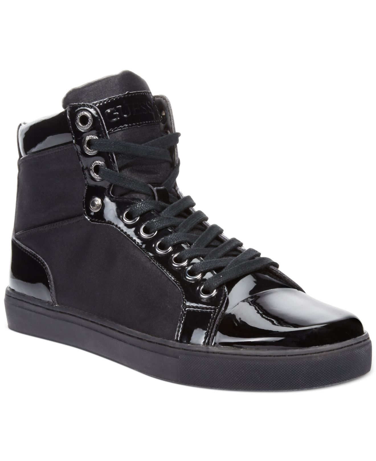 Guess Men's Tommie Hi-top Sneakers in Black for Men - Save 12% | Lyst