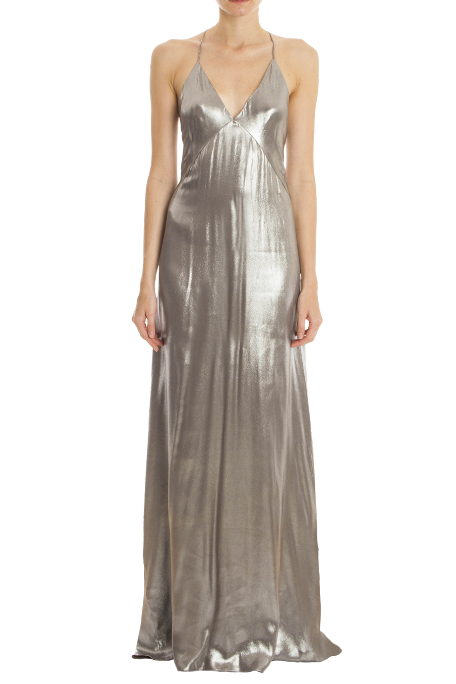 galvan silver dress