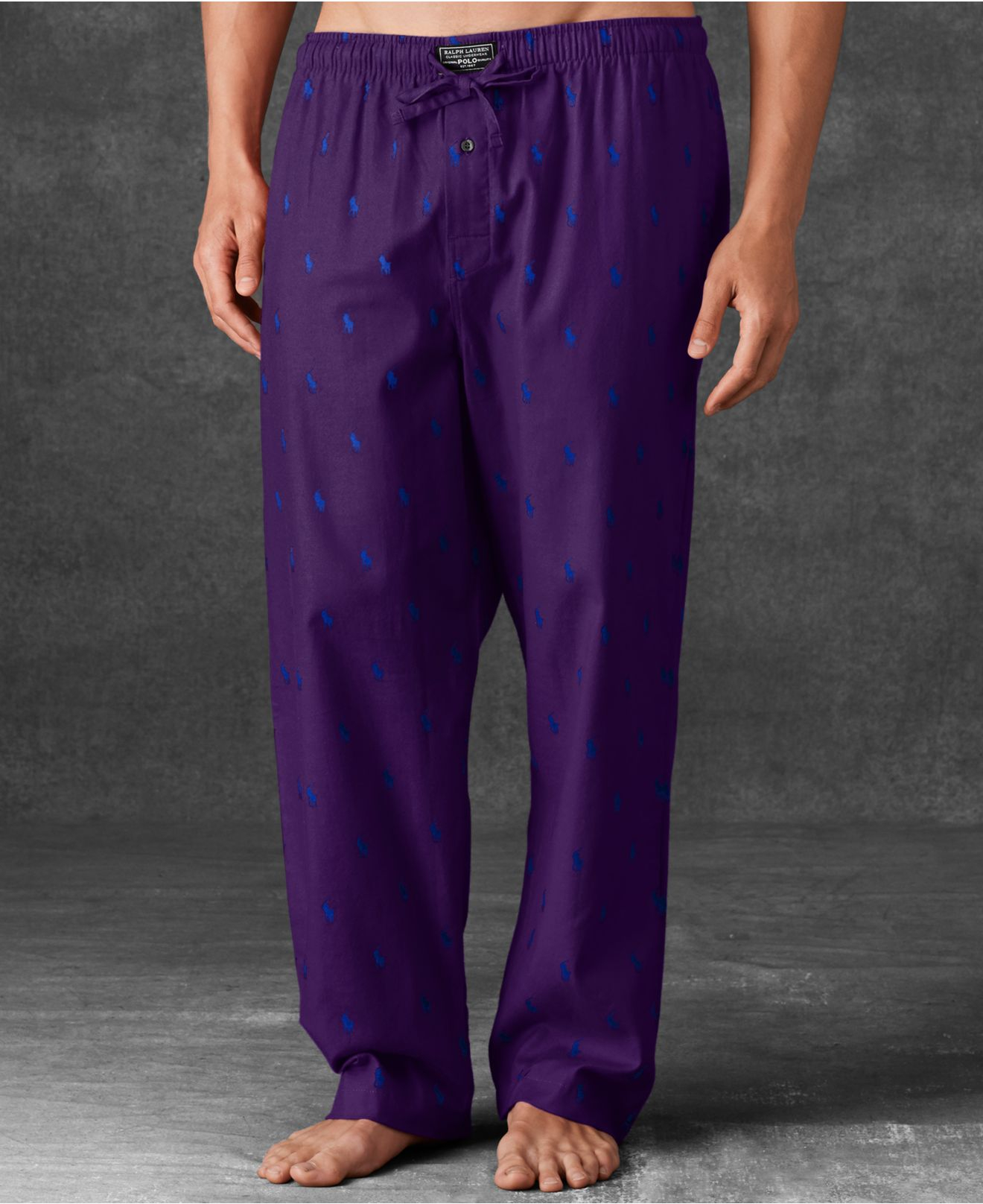 Polo Player Woven Pajama Pants 