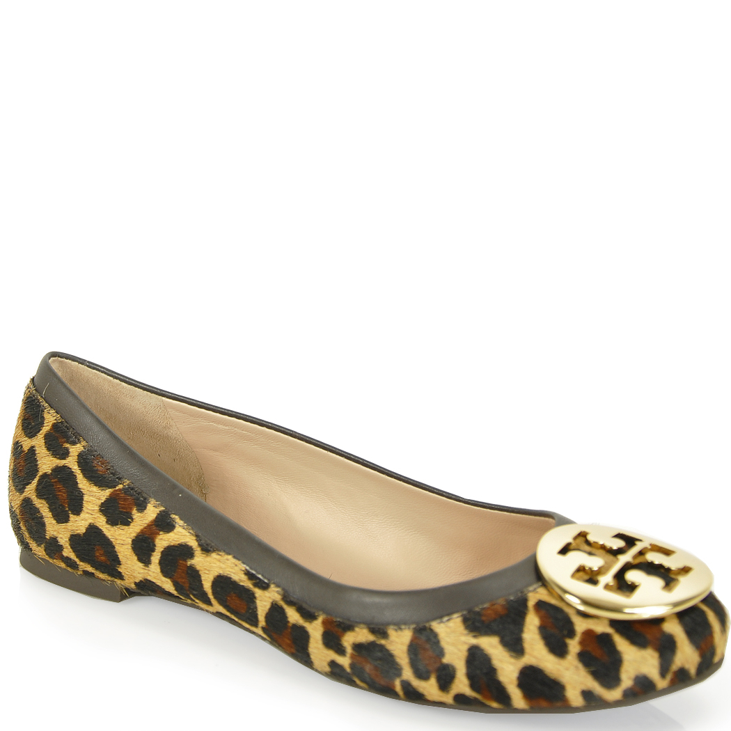 tory burch leopard ballet flats
