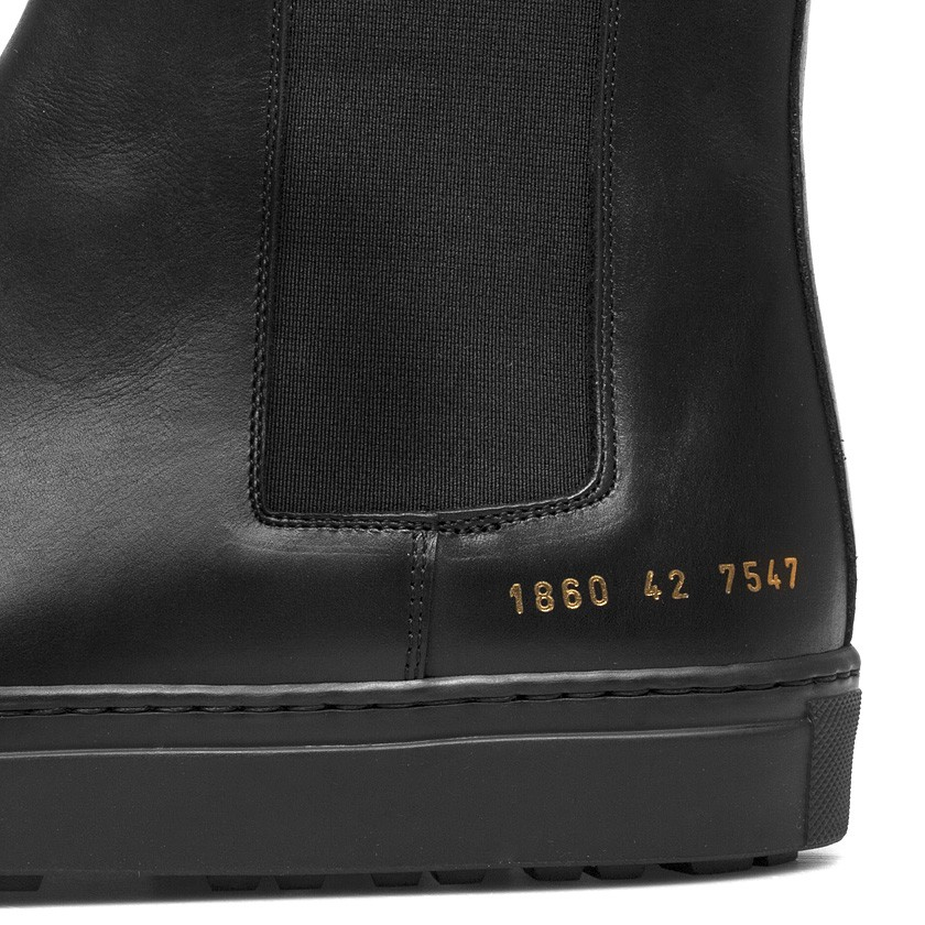 common projects black leather boots
