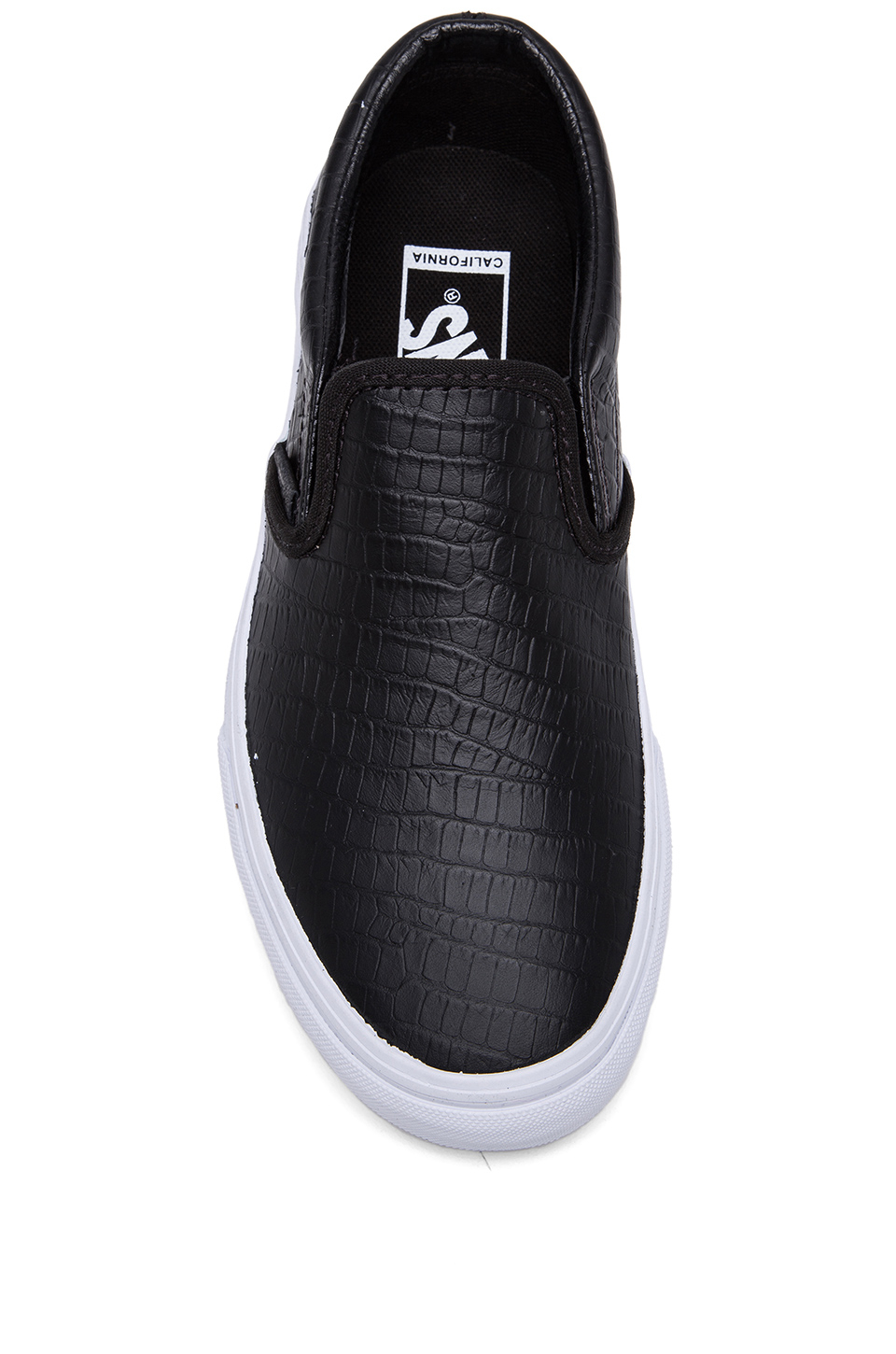 Vans Classic Leather On Sneaker in Black for Lyst