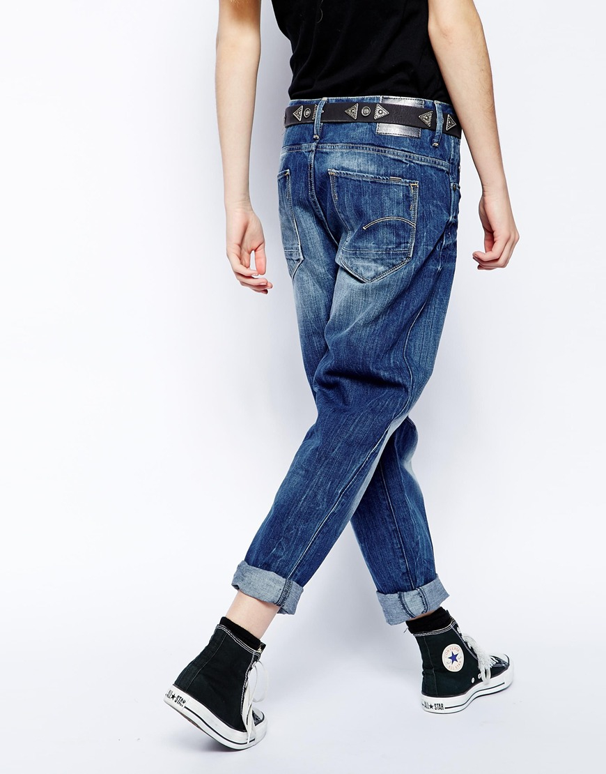 G-Star RAW G Star Arc 3D Loose Boyfriend Jeans in Blue - Lyst