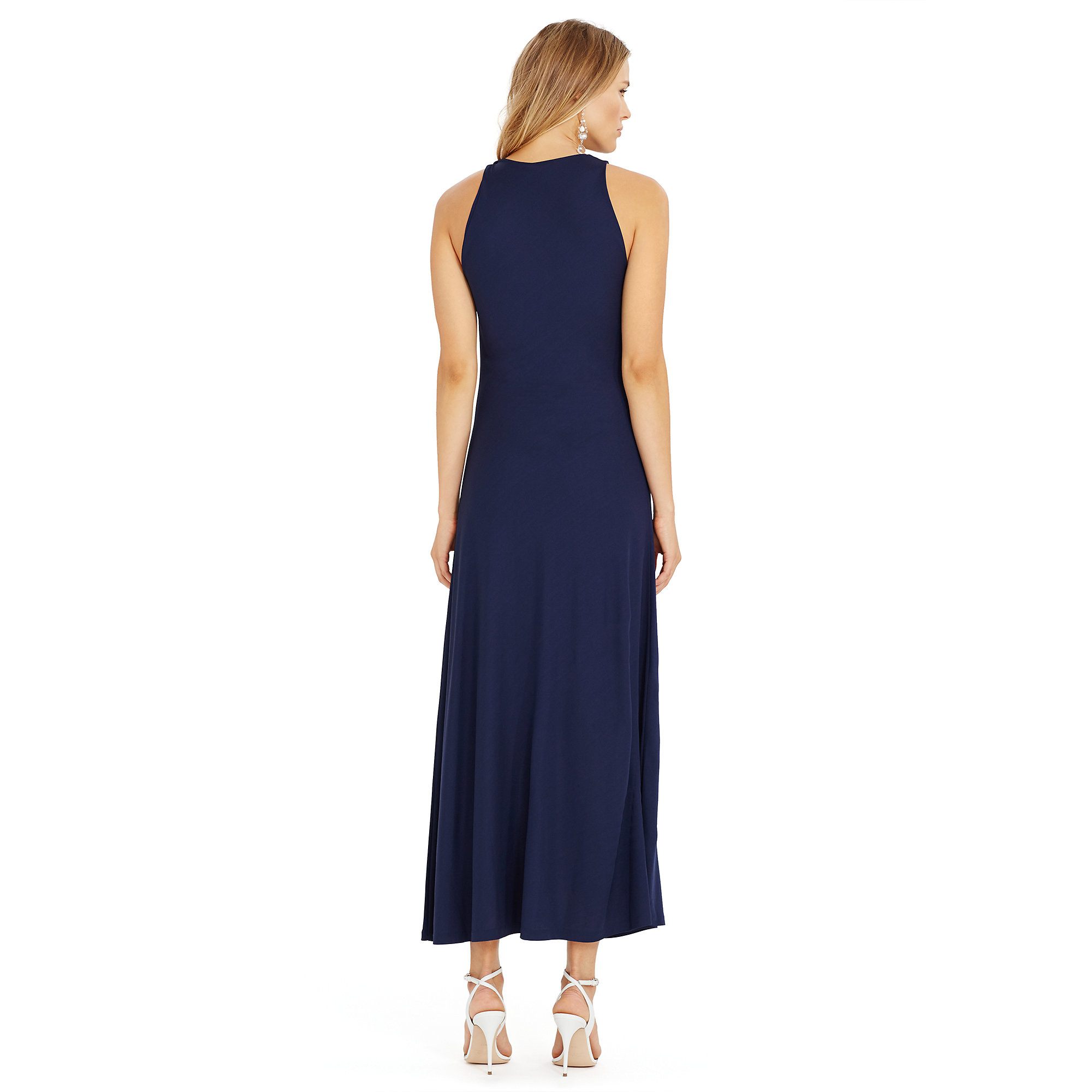 ralph lauren blue maxi dress