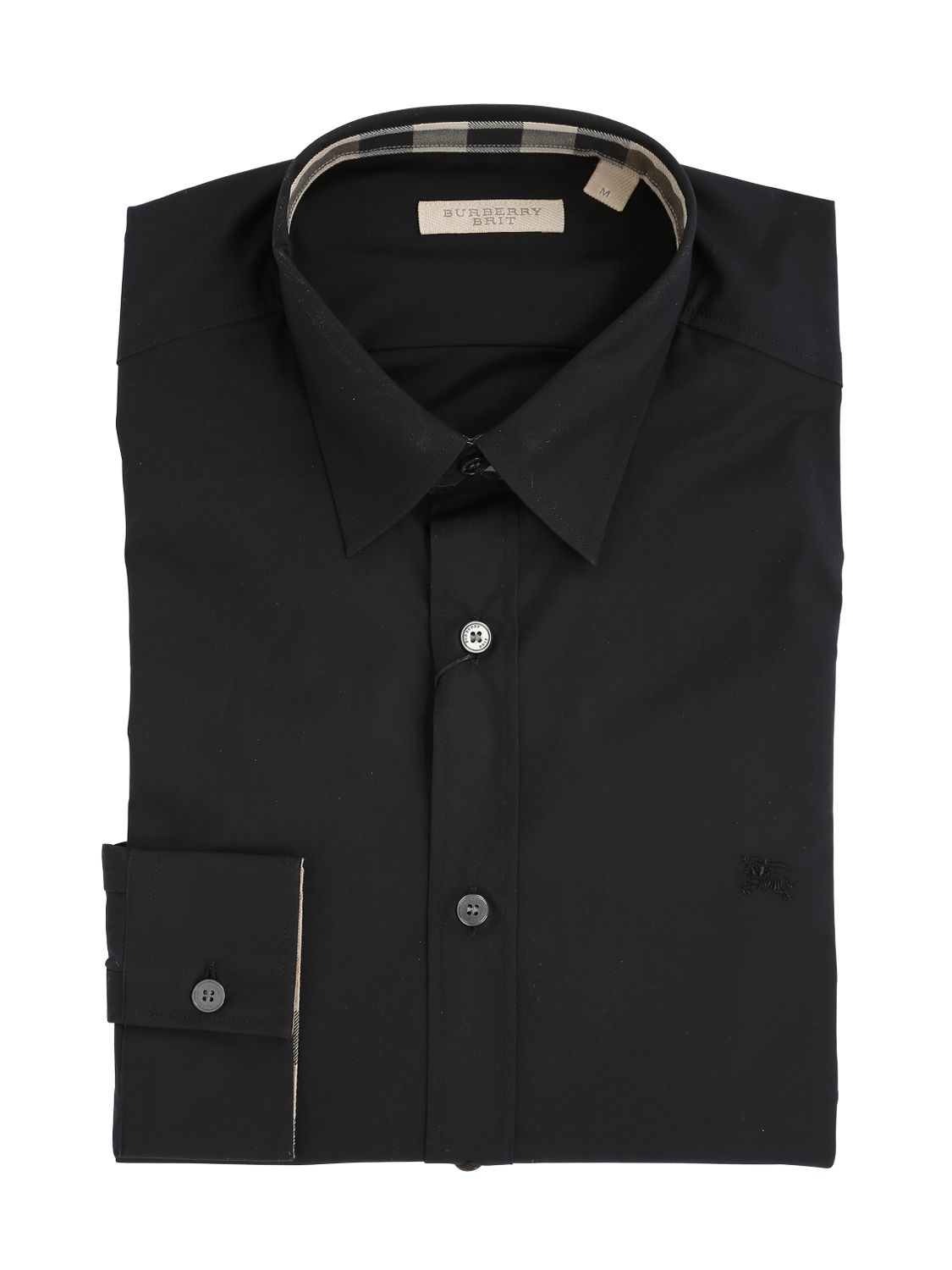 Burberry Brit Stretch Cotton in Black for Men | Lyst