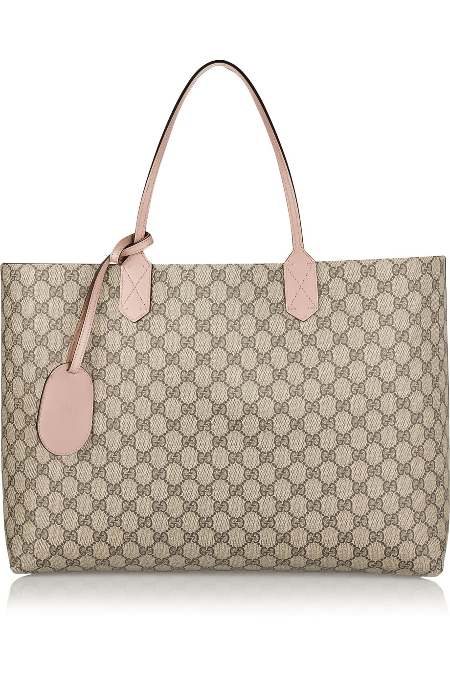 Gucci Turnaround Large Reversible Leather Tote in Blush/Taupe (Pink) - Lyst