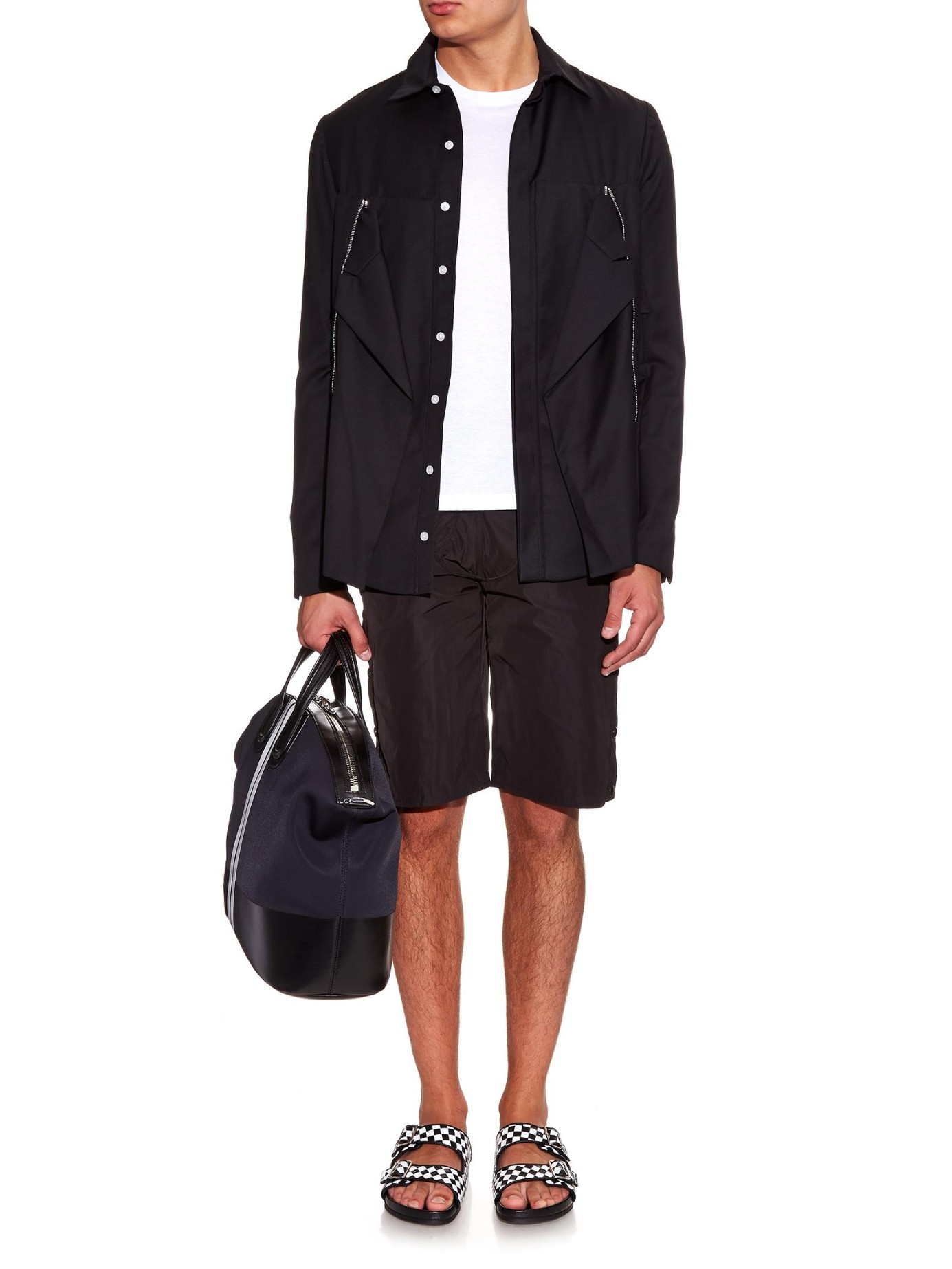 hood by air cropped jacket