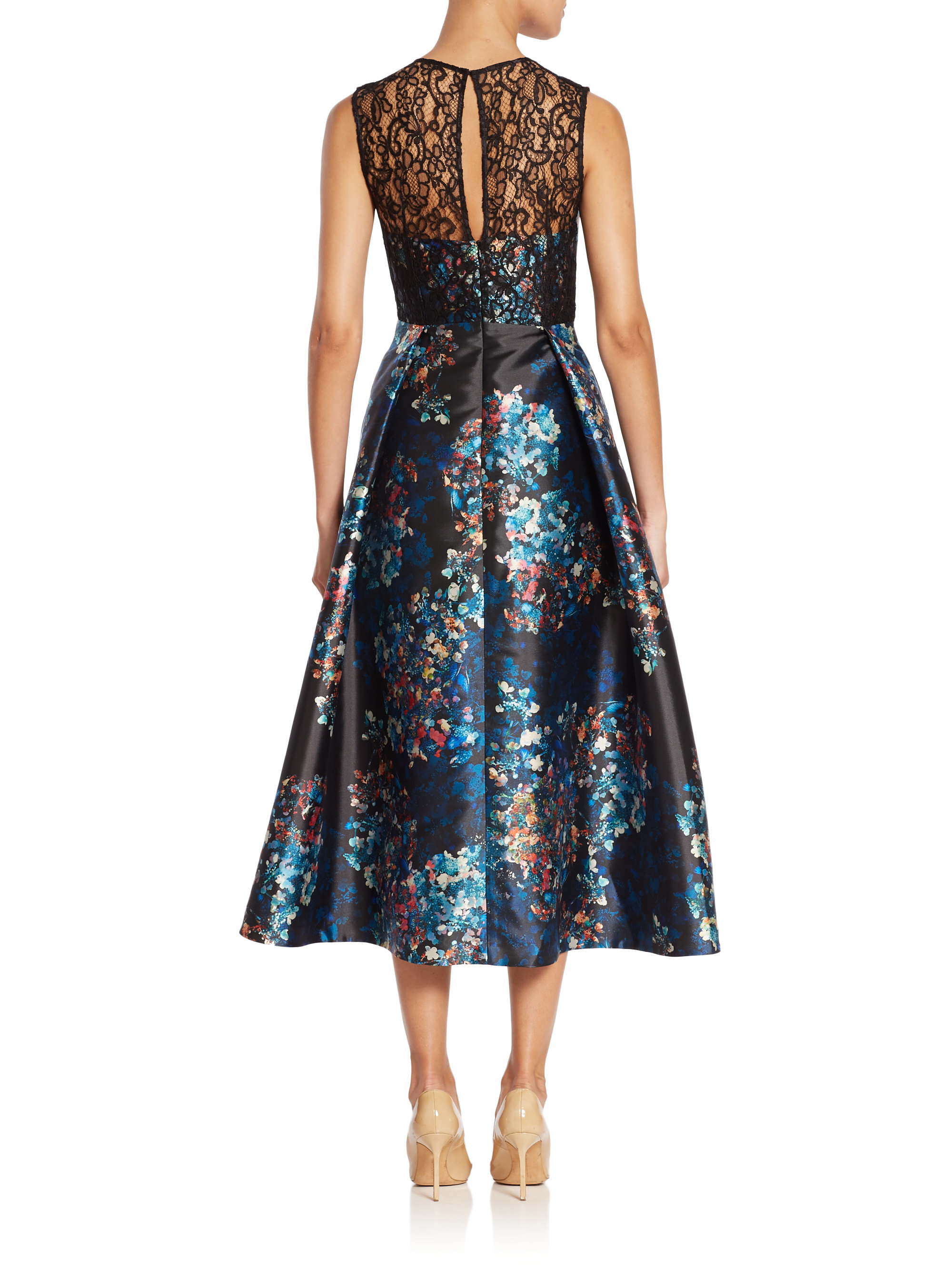 Lyst - L.K.Bennett Floral Print Tea Dress