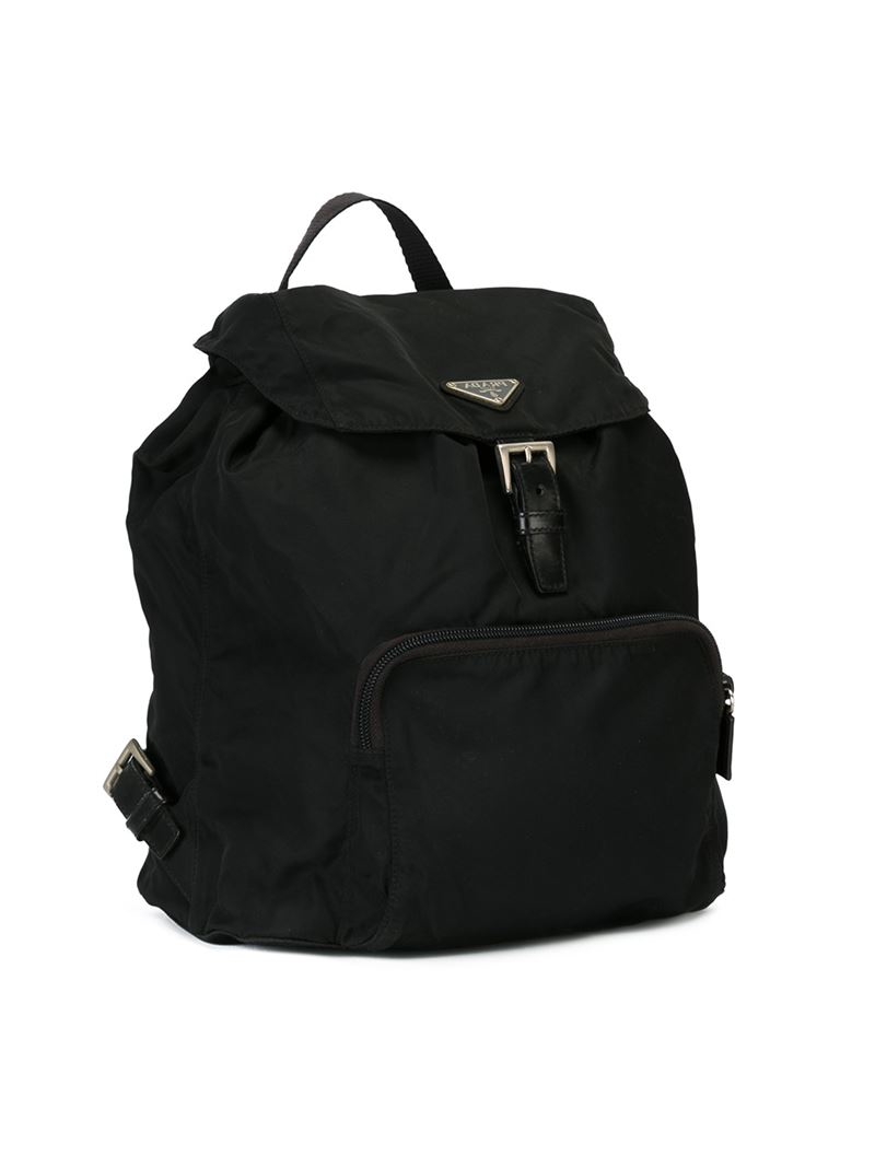 Prada Classic Backpack in Black | Lyst  