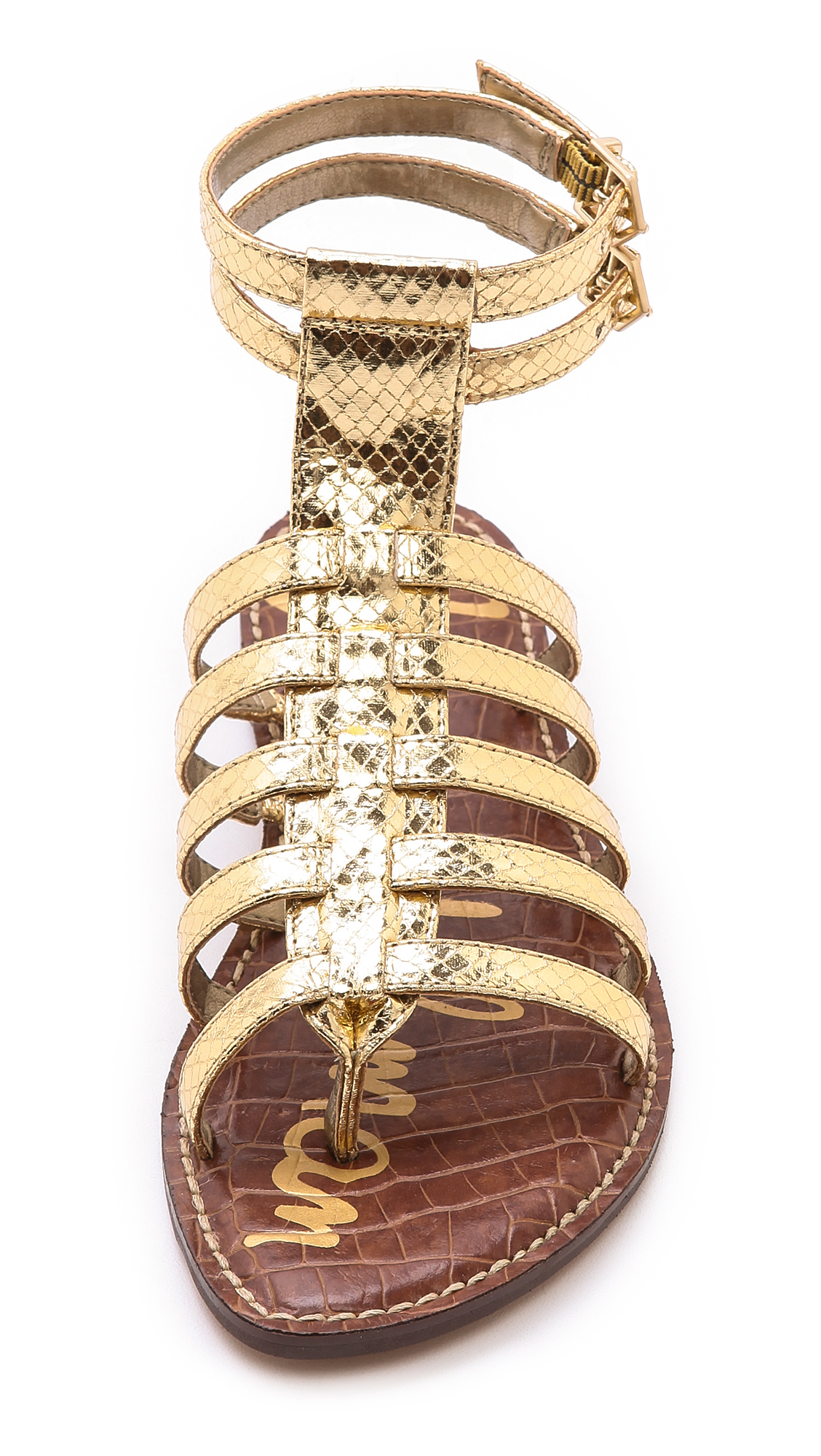 sam edelman gold gladiator sandals