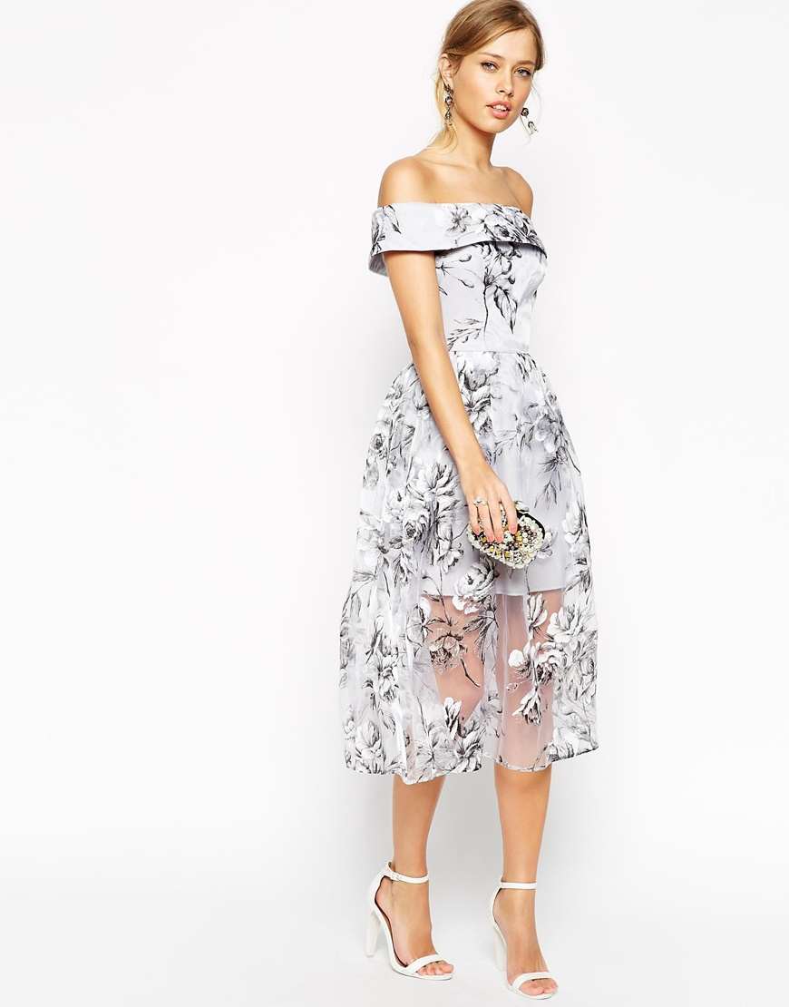 Floral Organza Dress Fashion Dresses