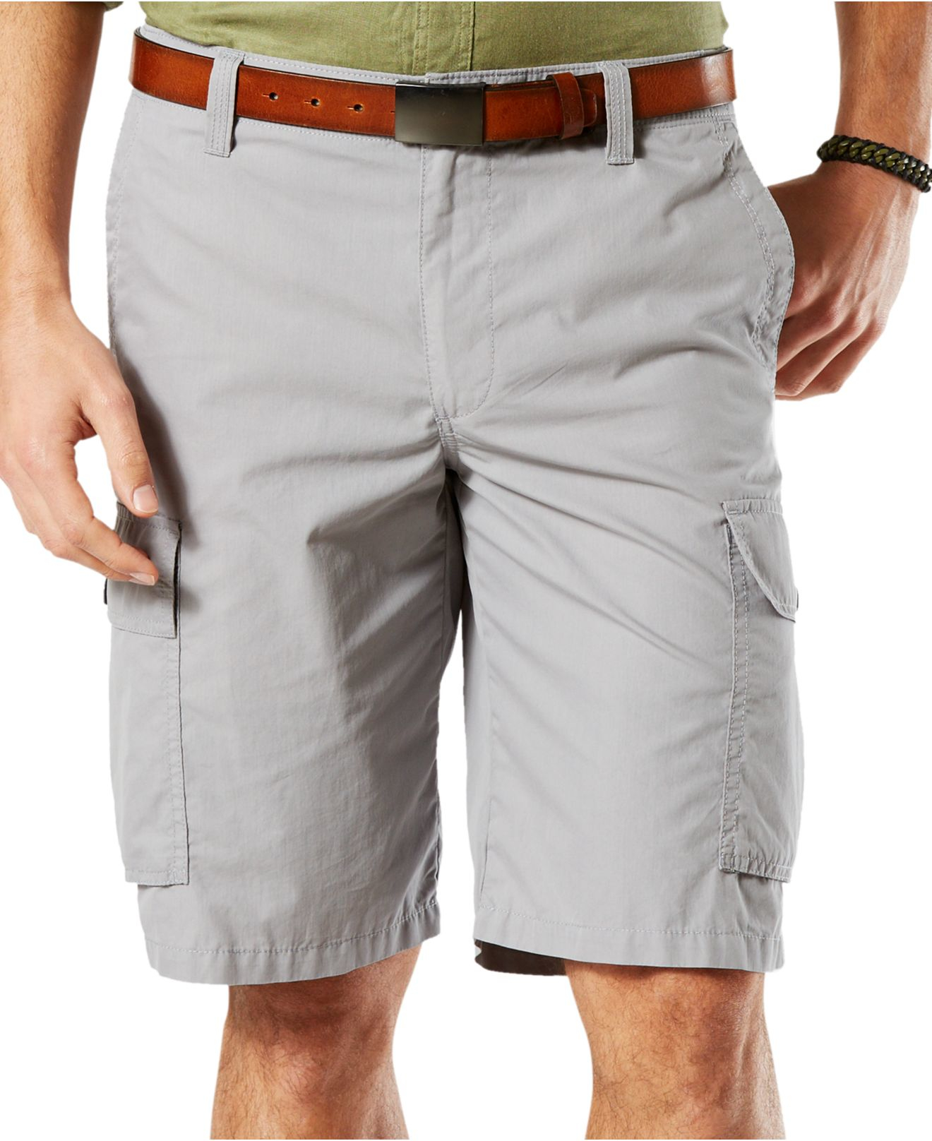 Dockers Lightweight Cargo Shorts in Gray for Men (Open Grey) | Lyst