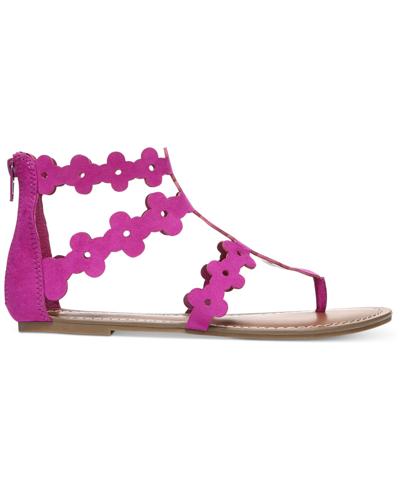 purple gladiator sandals