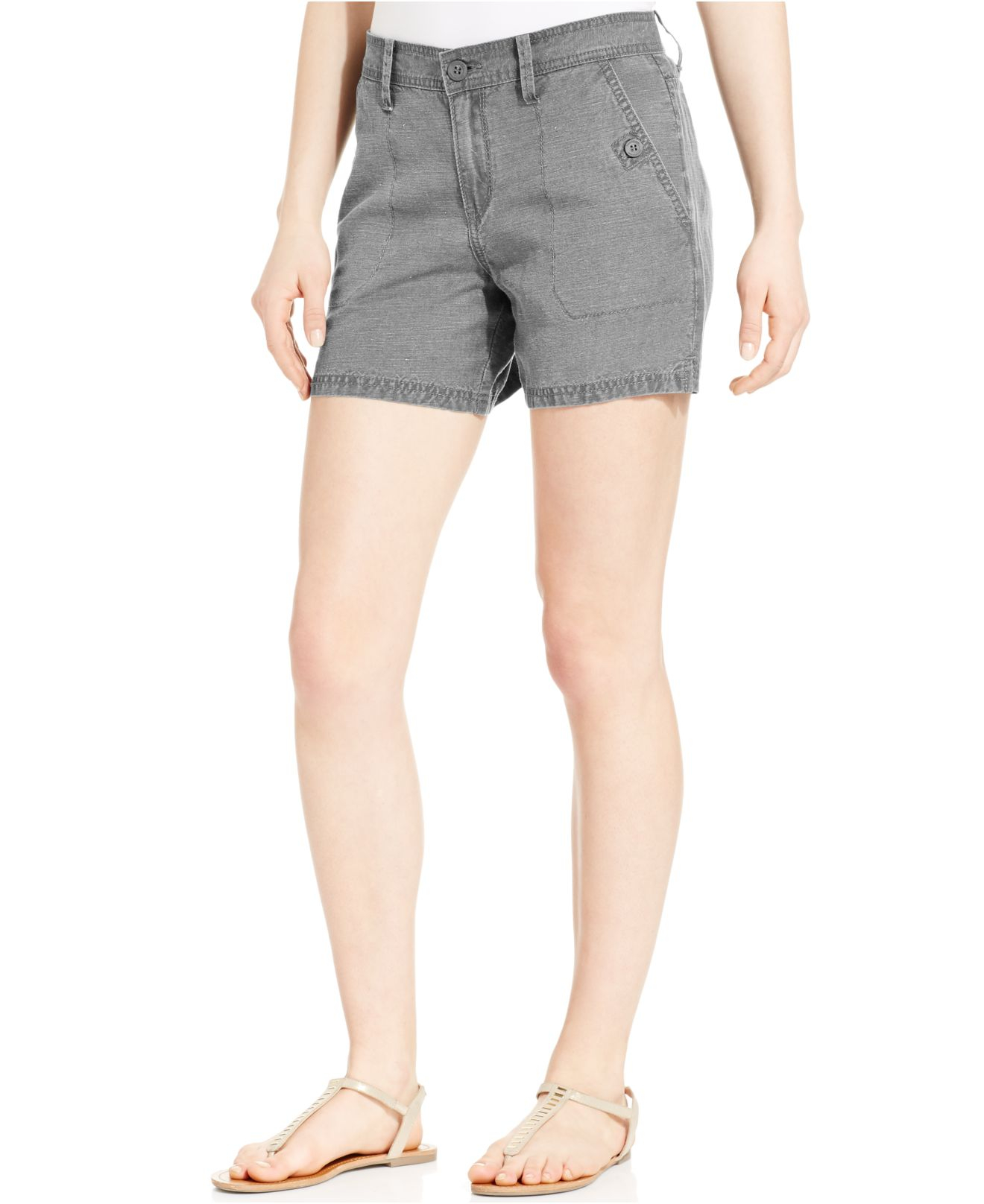calvin klein linen shorts