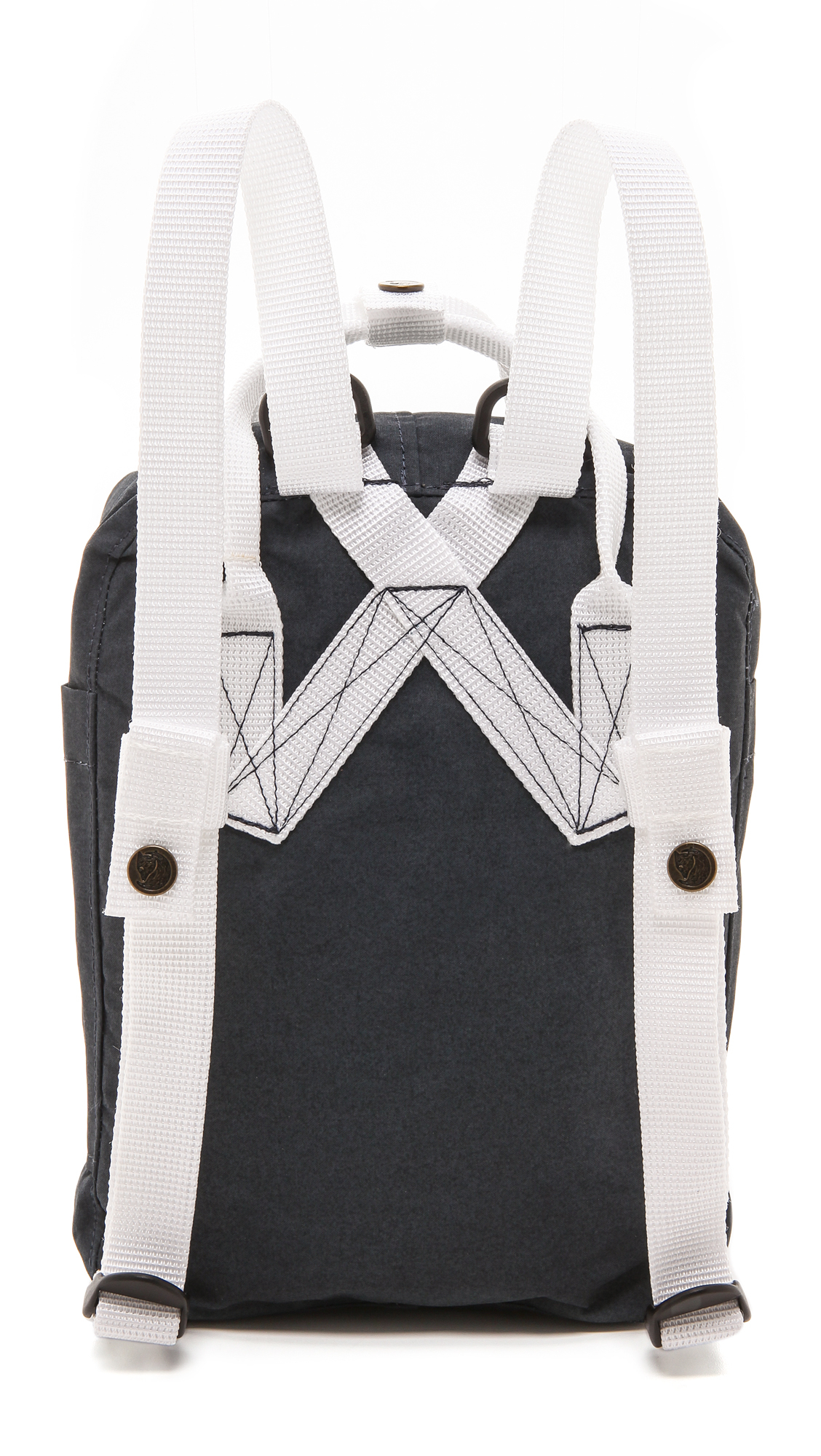 navy white kanken