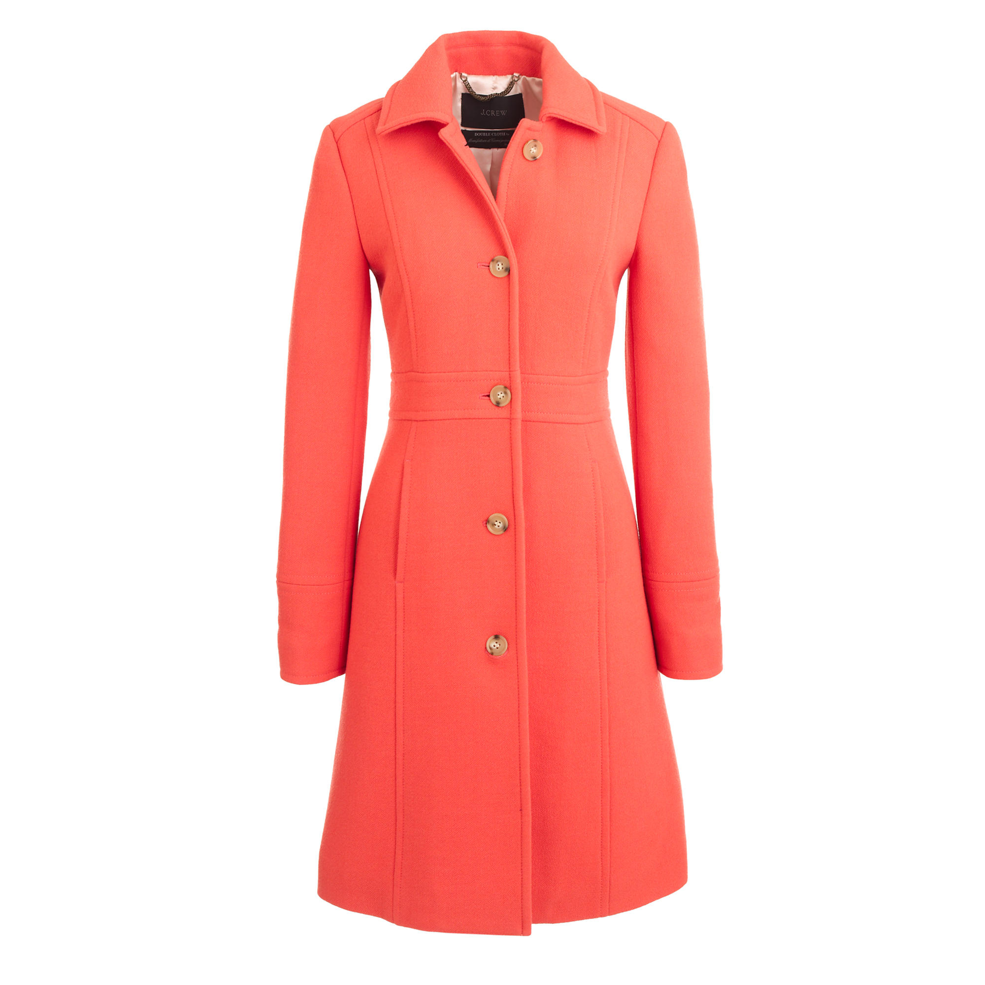 J.crew Doublecloth Lady Day Coat With Thinsulate in Pink Lyst
