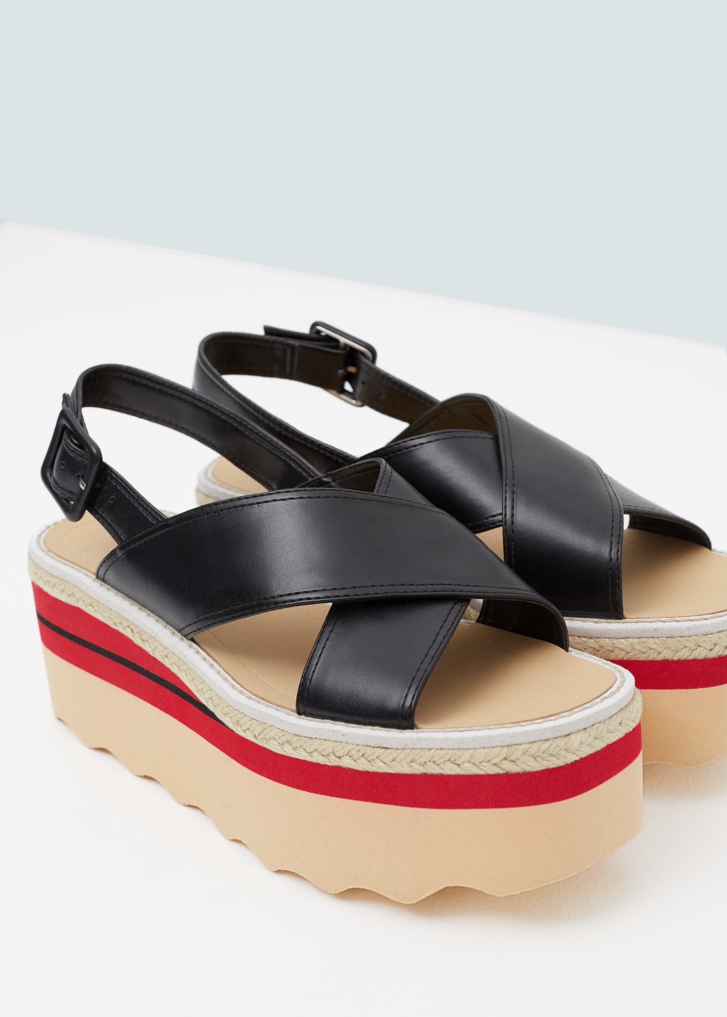 mango platform sandals